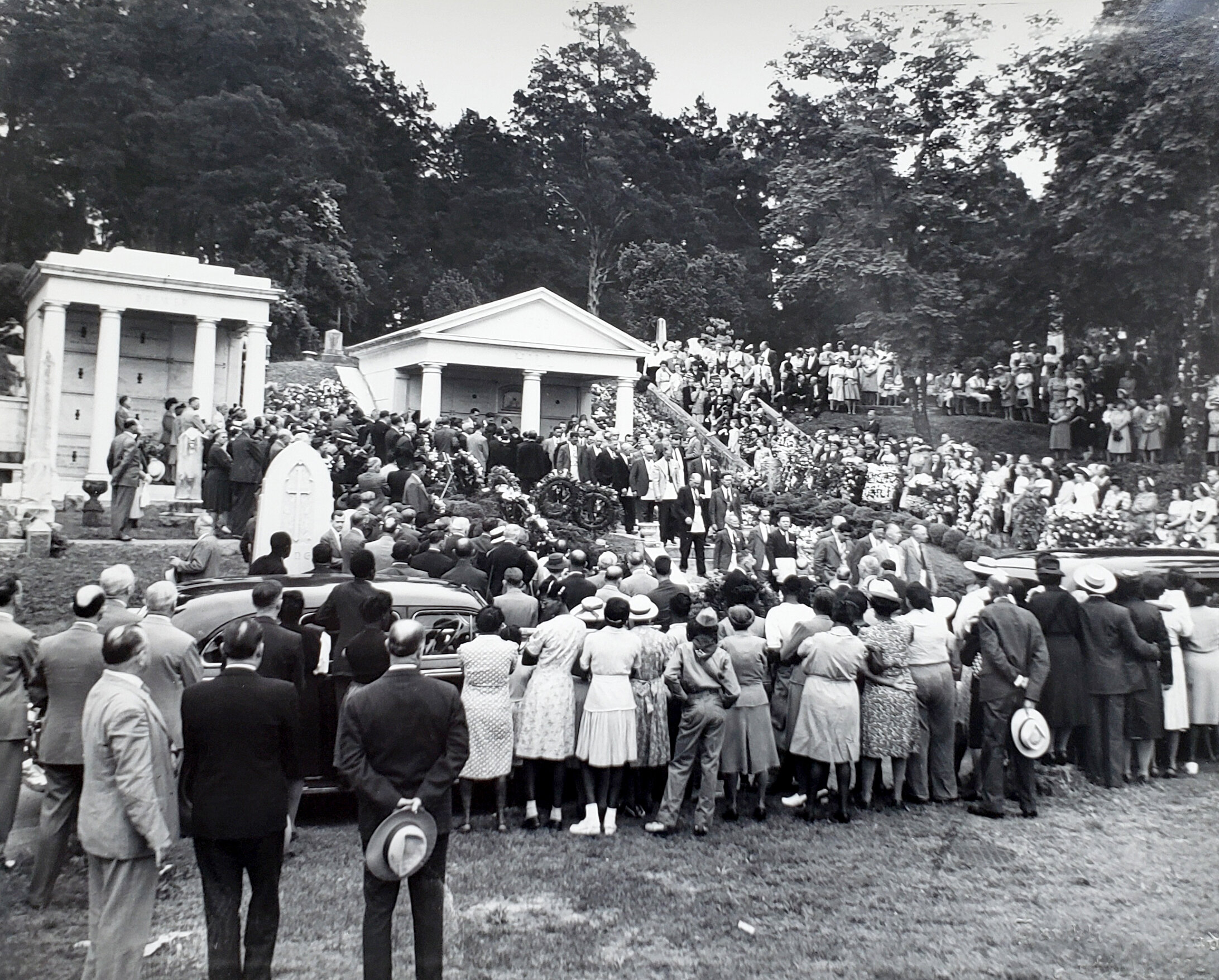 Amedeo's Funeral at Cedar Hill Cemetery, Suffolk VA