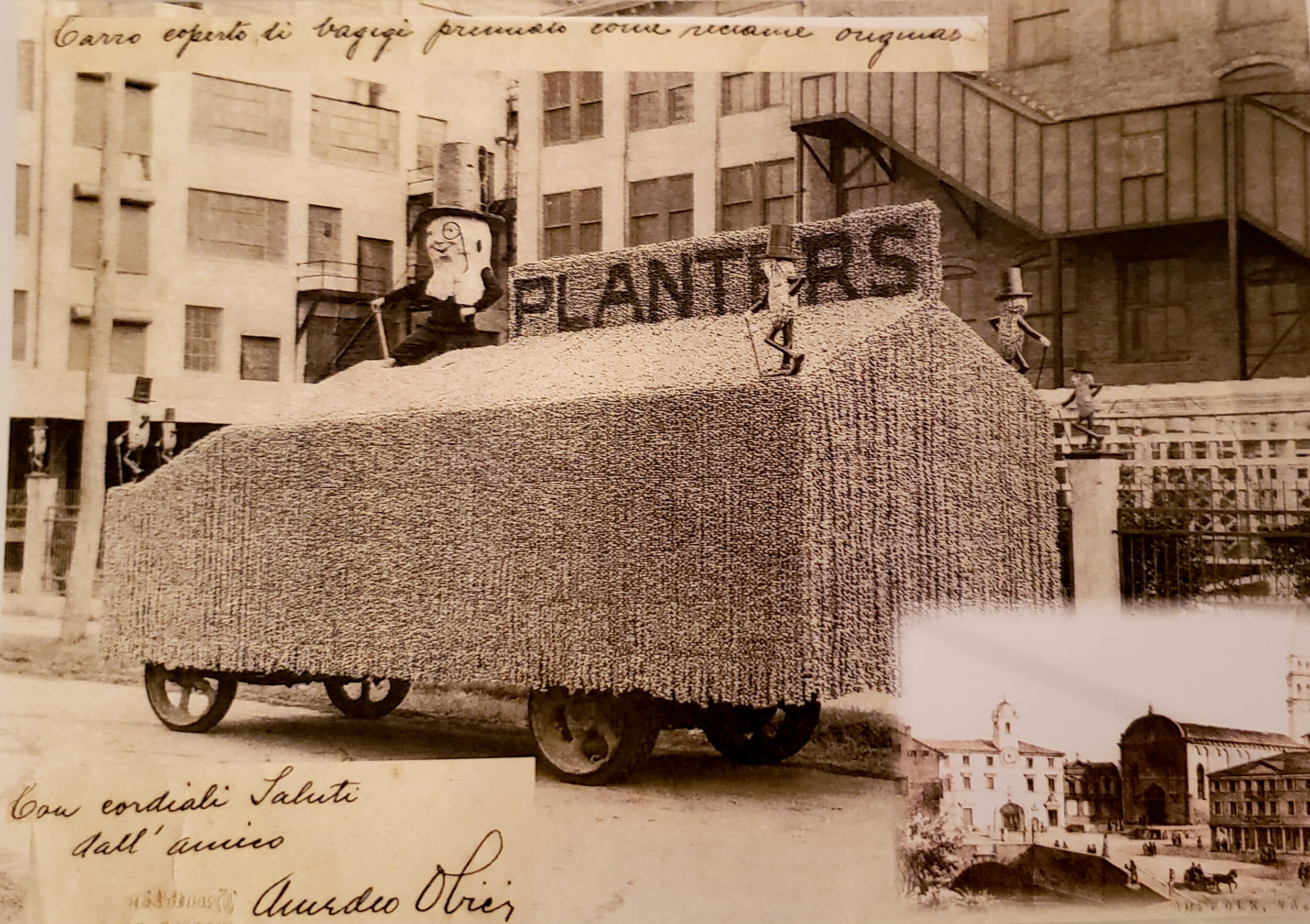 Planters Float - photo signed by Amedeo