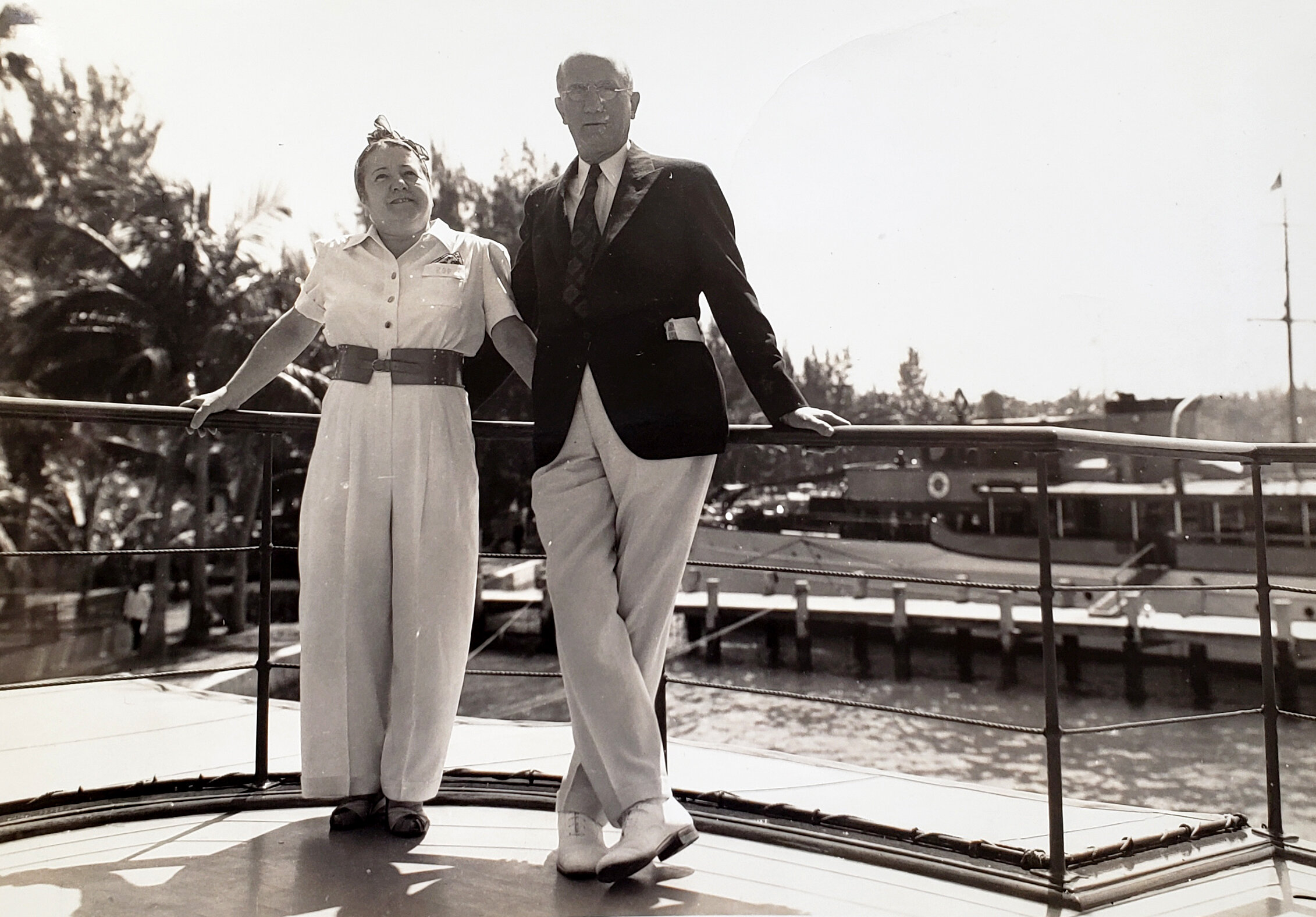 Elizabeth & Mario on Yacht