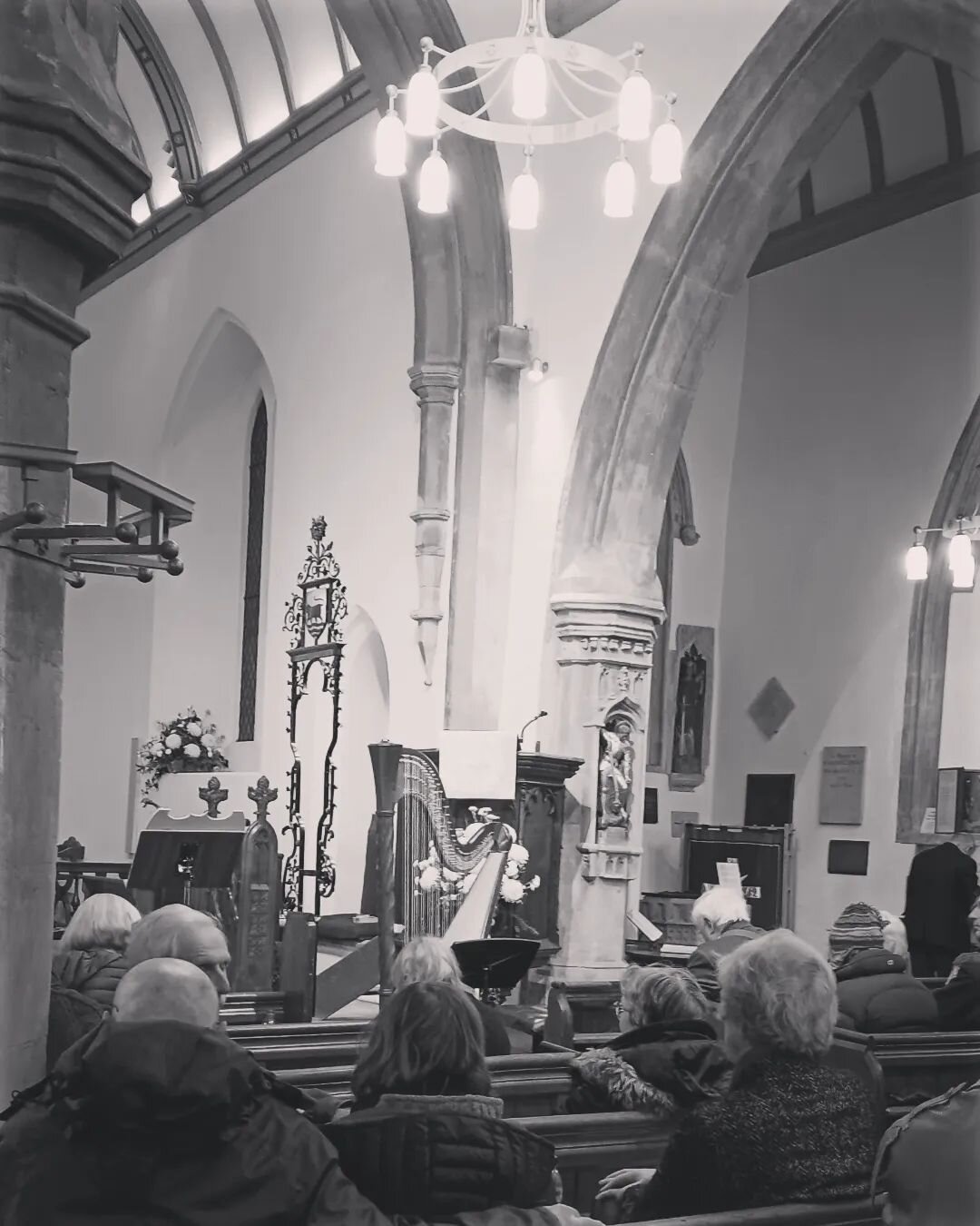 I emerged from my Christmas cake hibernation today for a lovely recital at @st.michael_at_the_north_gate. What a great way to kick off the new year 🩵