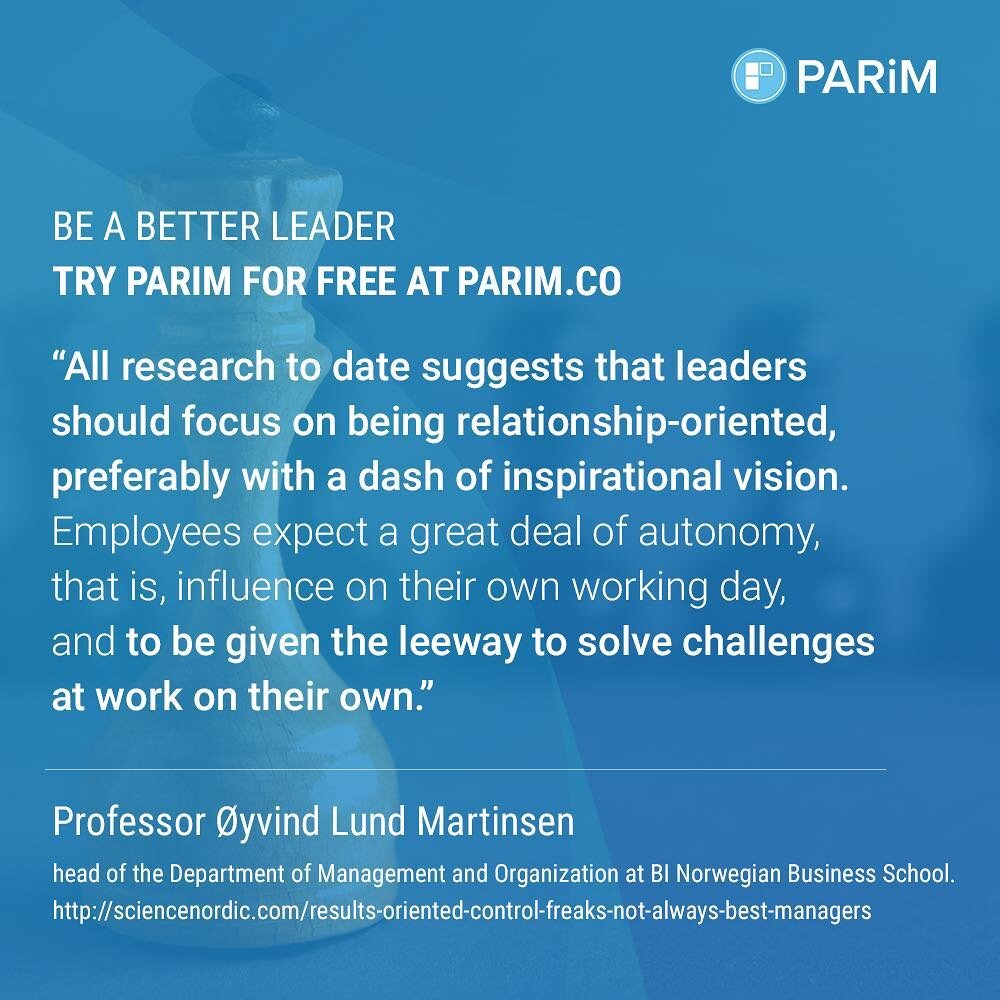 Want to be a better #leader to today&rsquo;s #workforce? Professor Martinsen defines succinctly the simple method that brings the best outcome: care about your employees and trust them to know the best way to do their jobs. See how we can help at htt