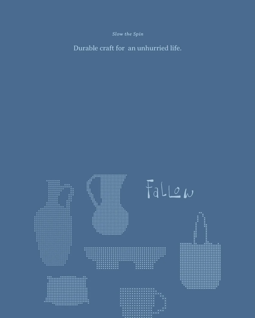 Brand reveal for Fallow. Durable craft for an unhurried life.   This is the first brand from our Brief Encounters experiment. We are not revealing the designer just yet.  We wanna know how do you feel when you look at this brand? Let us know in the c