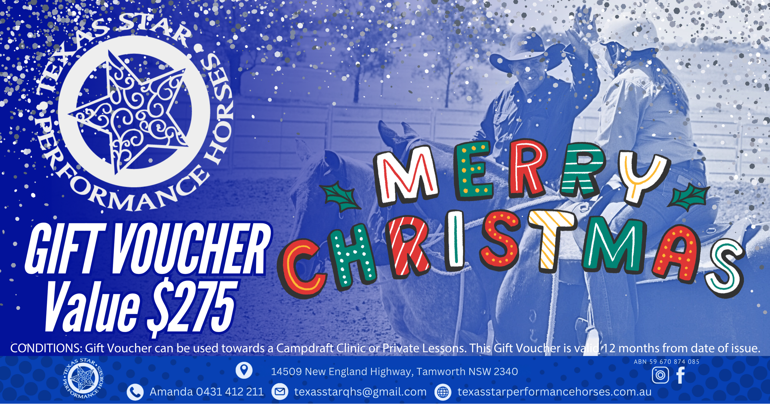 Christmas Gift Voucher - $275