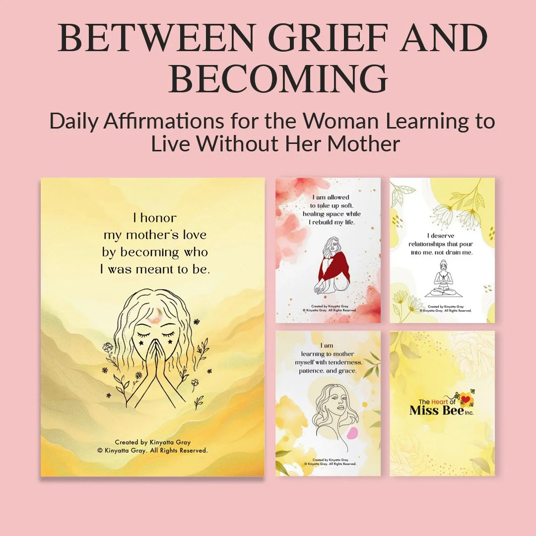 Affirmation Cards for Motherless Daughters | Grief Healing Tools | Emotional Support Deck