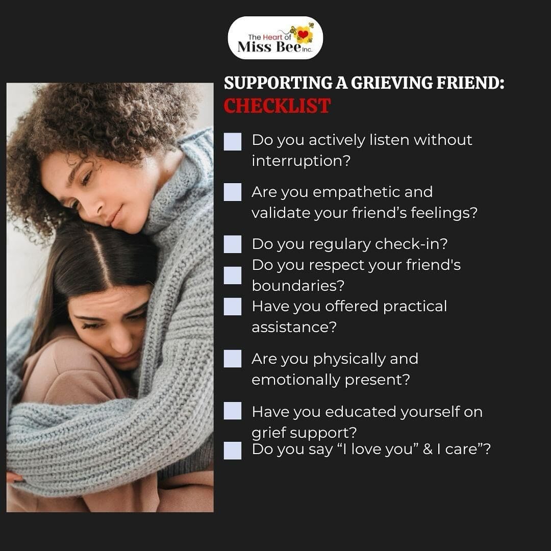 ➡ Are you genuinely supporting your bereaved friends in the way they need? 

➡ It&rsquo;s common to believe that our efforts are supportive and helpful, but sometimes, they may not be meeting the actual needs of our bereaved friends.

➡ It&rsquo;s a 