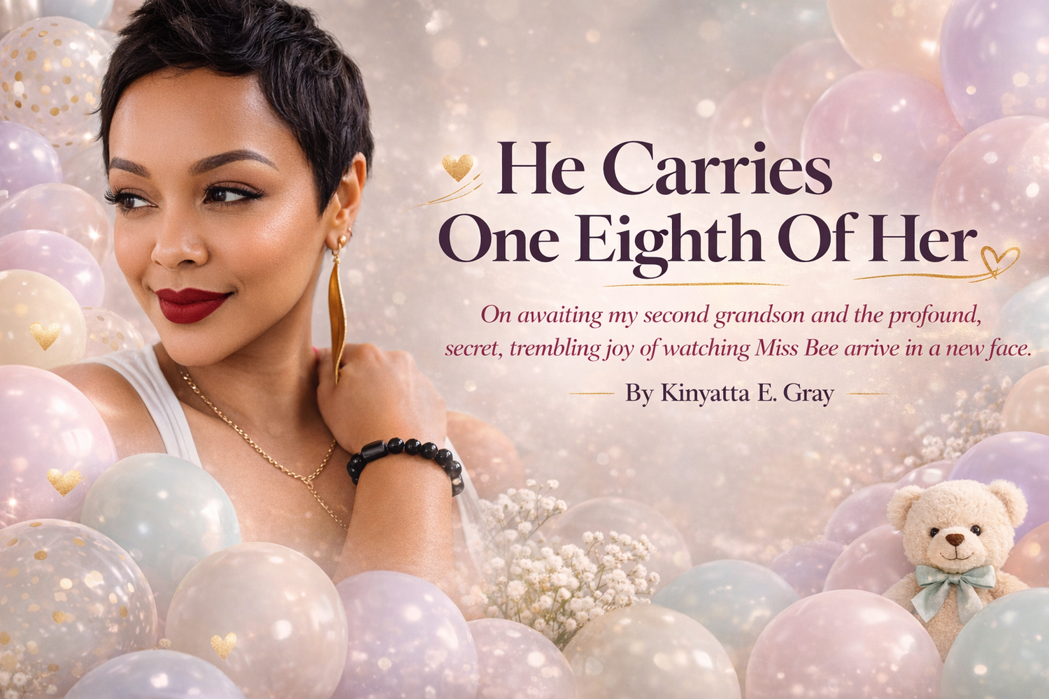 He Carries One Eighth Of Her — HONORING MS. BEE