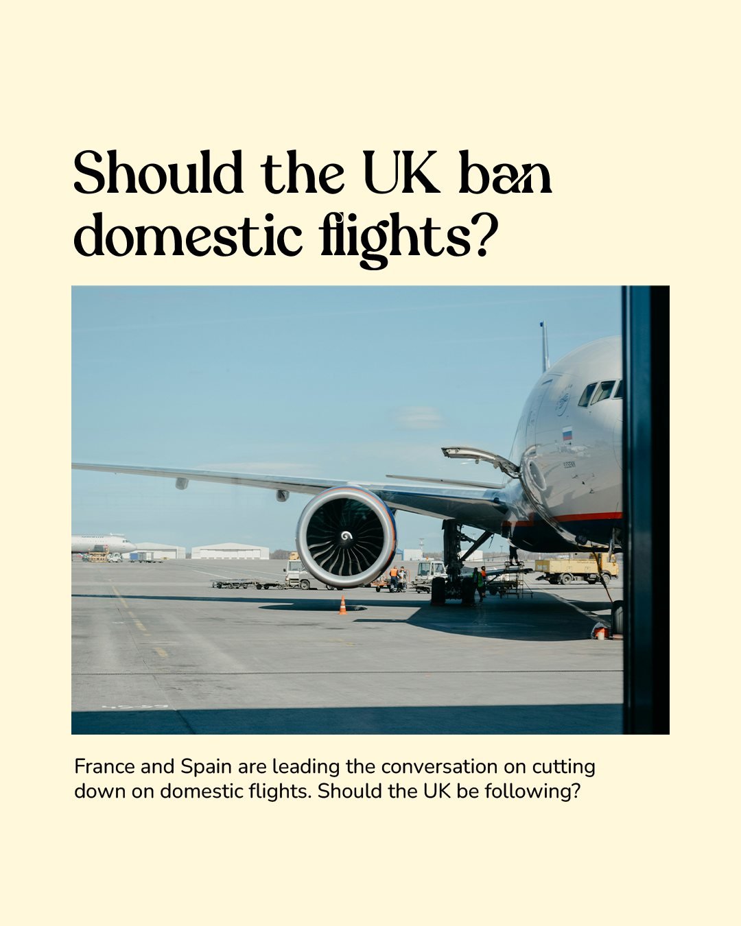 📢 Sign @flightfreeuk &lsquo;s petition to ban domestic flights where rail connections under 4.5 hours exist. Link in bio - closes 2nd May!

Domestic flights feel like an unnecessary and pollutive form of transport, that can often be replaced by a lo