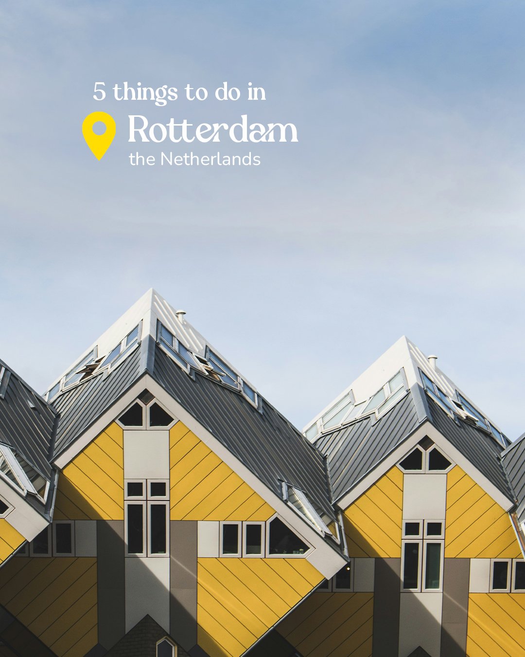 Easily reachable from London by train, or a snooze on a sleeper ferry from Harwich, lie the green and glassy landscapes of Rotterdam in the Netherlands. 

A haven of sustainable architecture - brimming with coffee shops, markets, avant-garde artworks