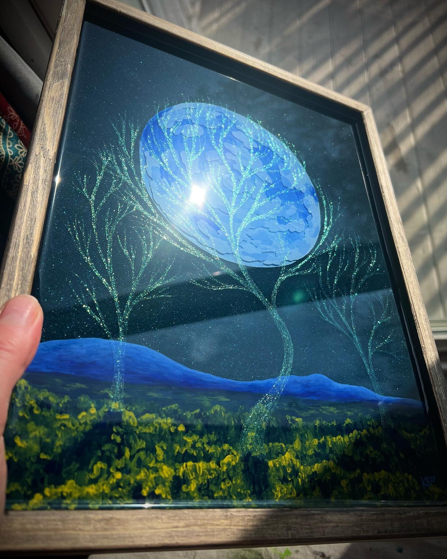 &ldquo;Whisper in the Night&rdquo;
Resin &amp; Acrylic on Wood
11&rdquo;x14&rdquo;
🌳SOLD🌝
Inspired by the poem &ldquo;Trees&rdquo; by Jamie Parsley - Poem attached in photos
@jamieaparsley