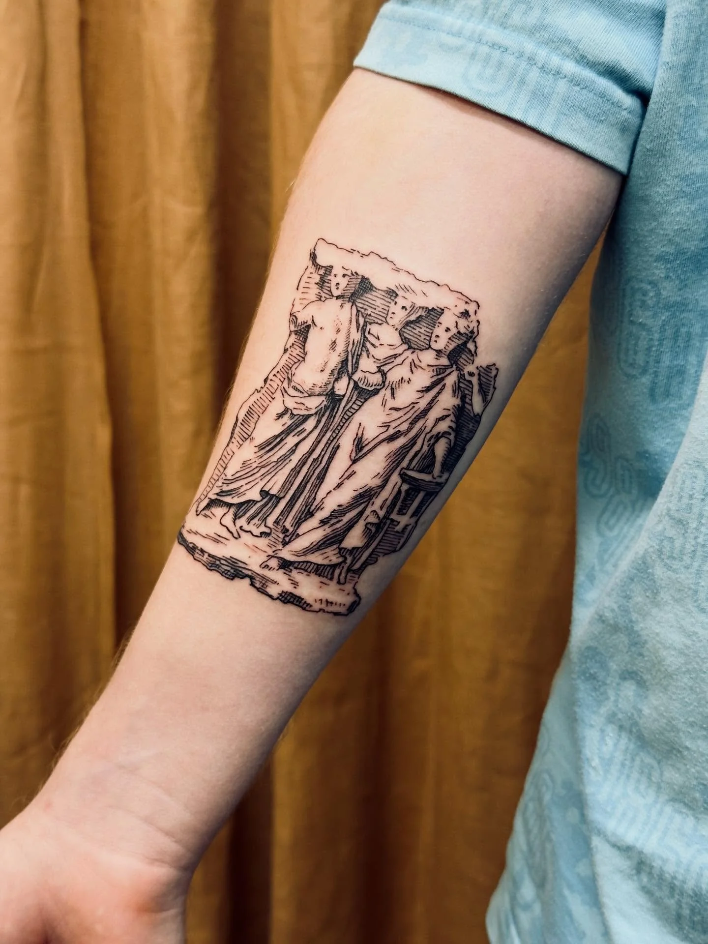 An antique fragment and fool blindfolding justice for Steven from today&hellip;