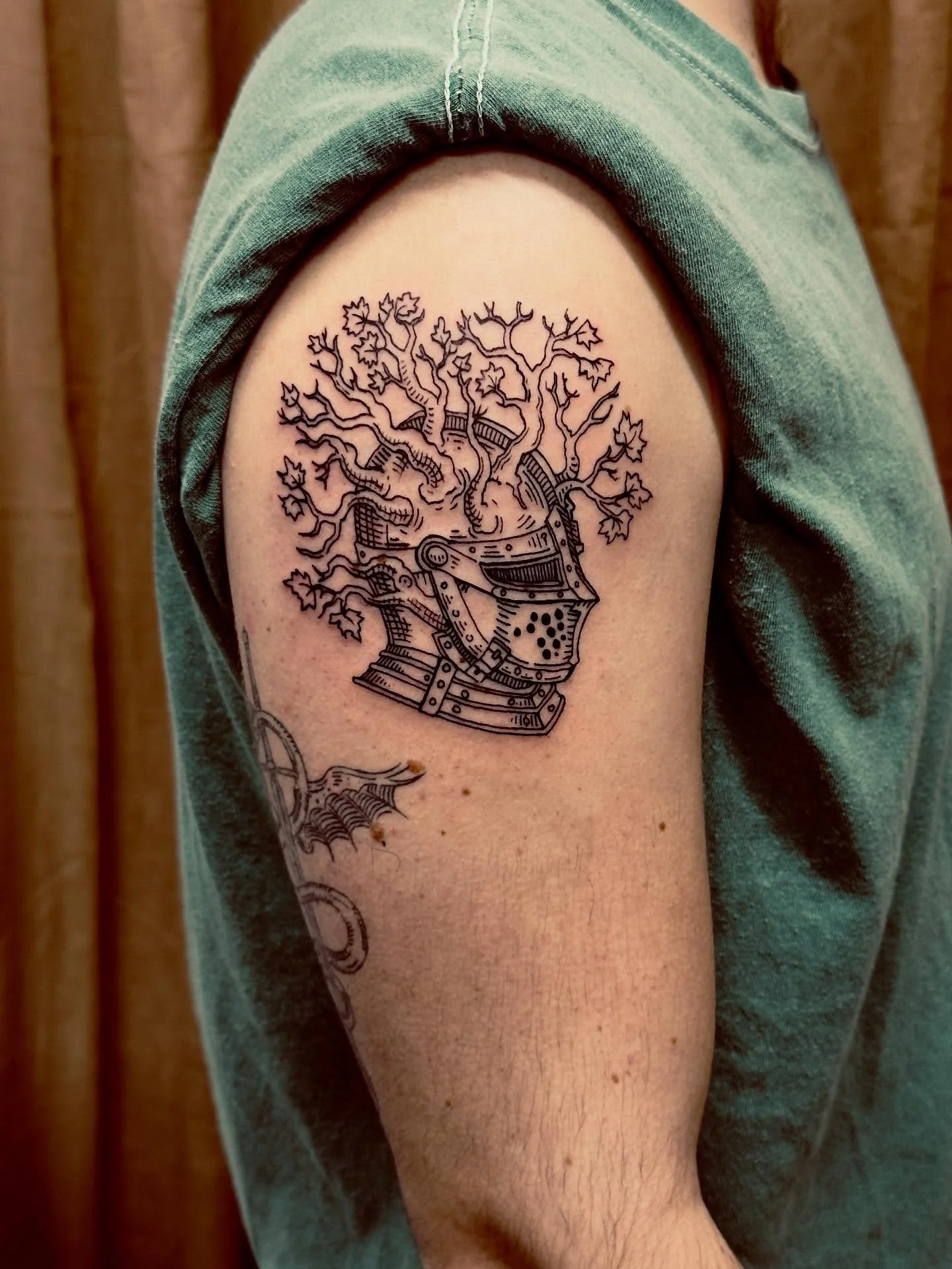 Helm with branches for Ethan from today&hellip;