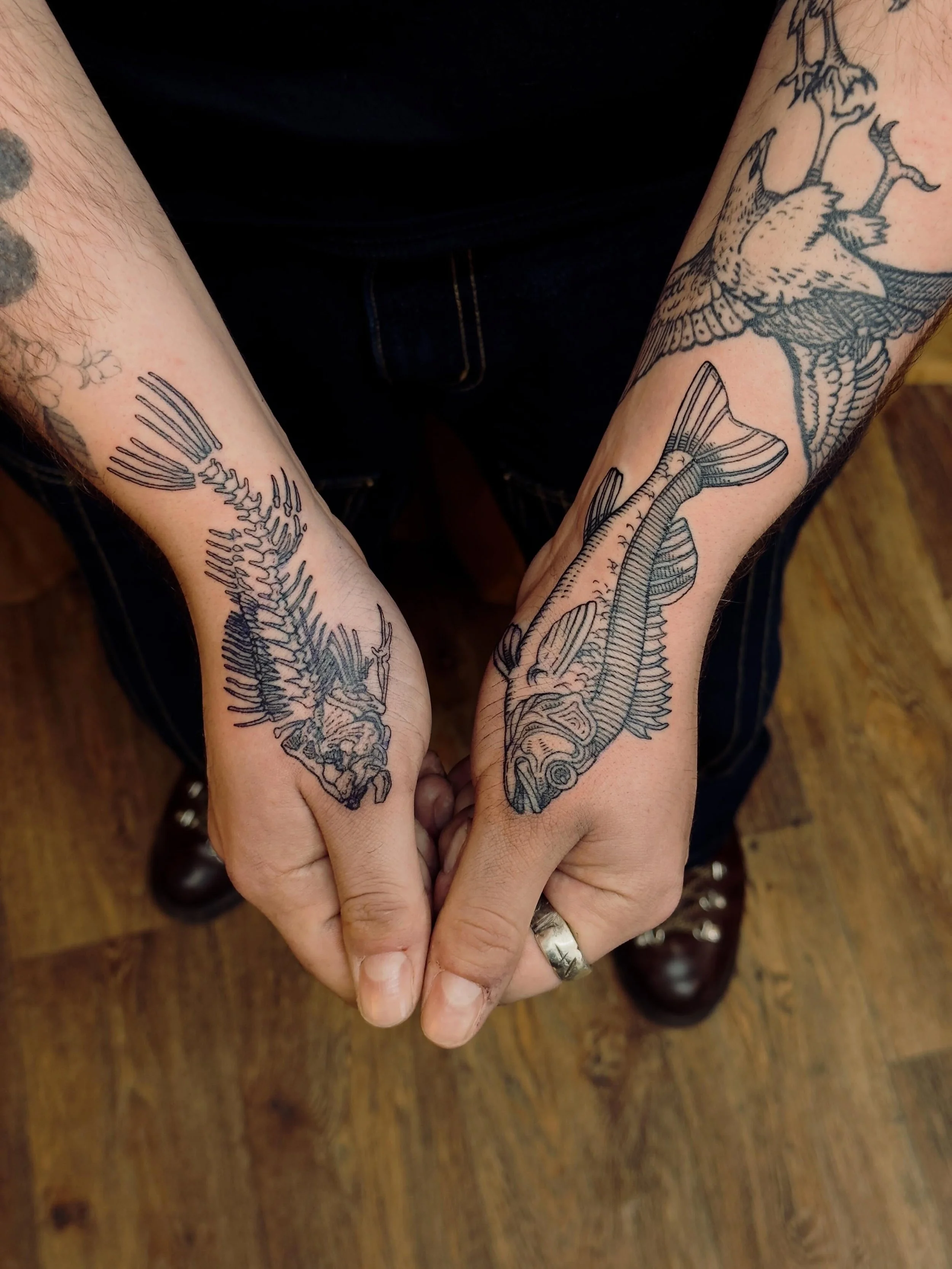 Really love these placements for Billy&rsquo;s tattoos from today&hellip;