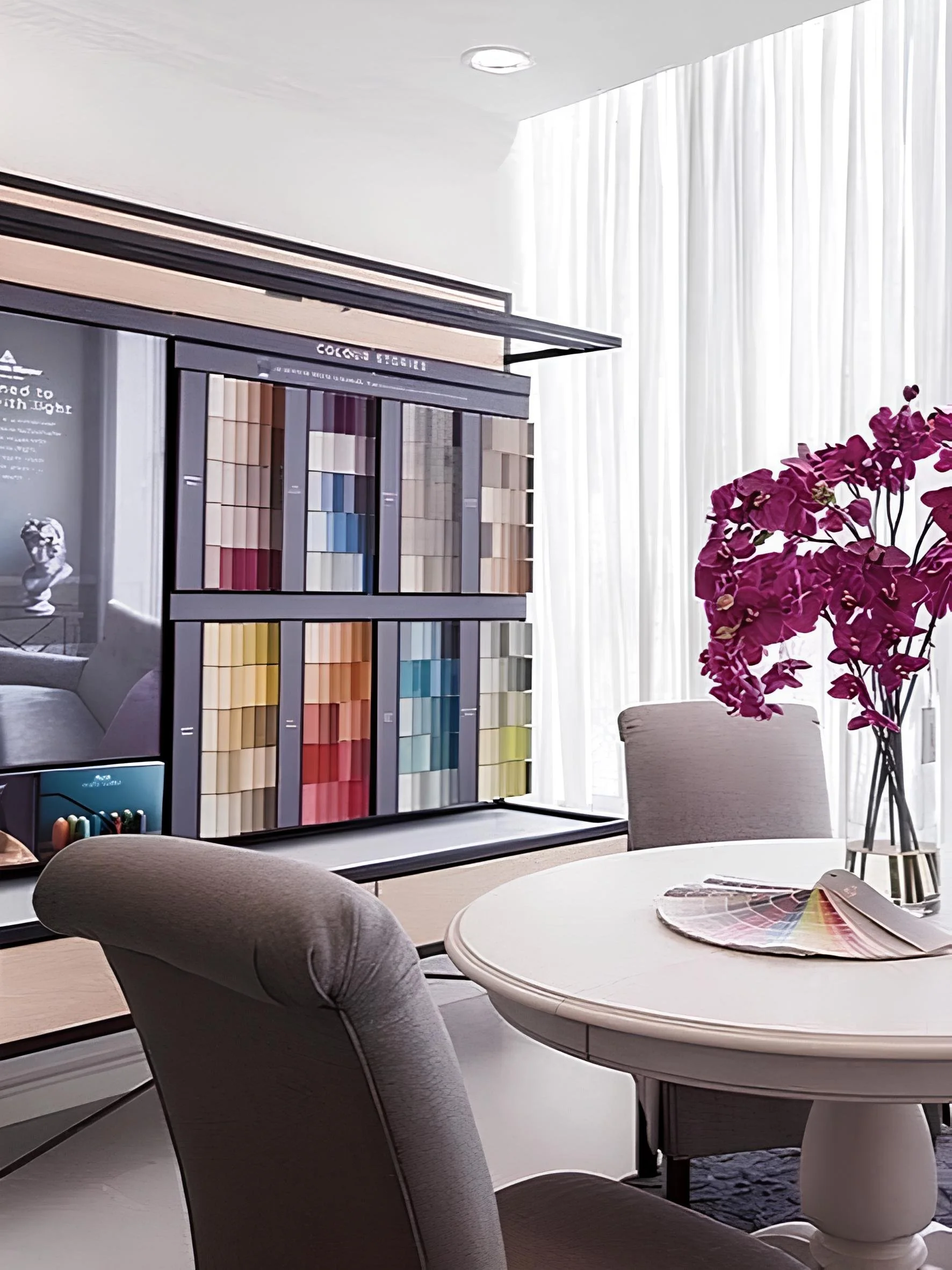 COLLABORATION: Benjamin Moore Paints Color design studio (shop-in-shop) inside Ethan Allen Sheikh Zayed Road, Dubai