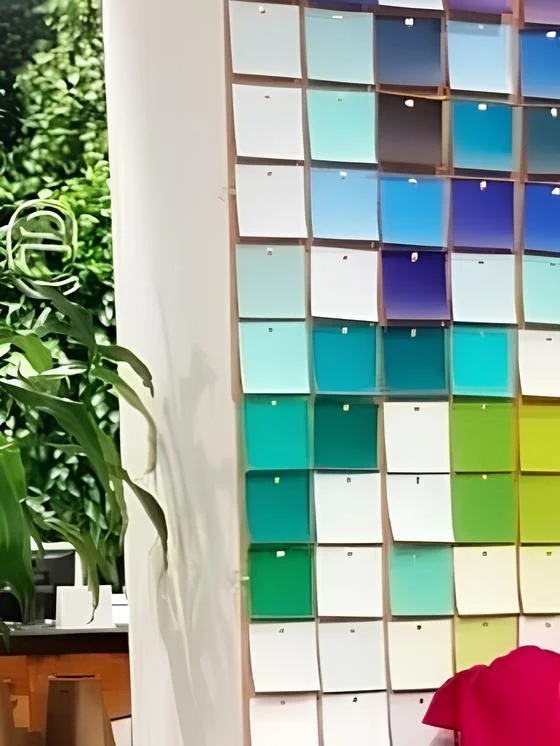 EVENT: Live color wall installation inside West Elm Dubai Mall to promote Benjamin Moore Paints