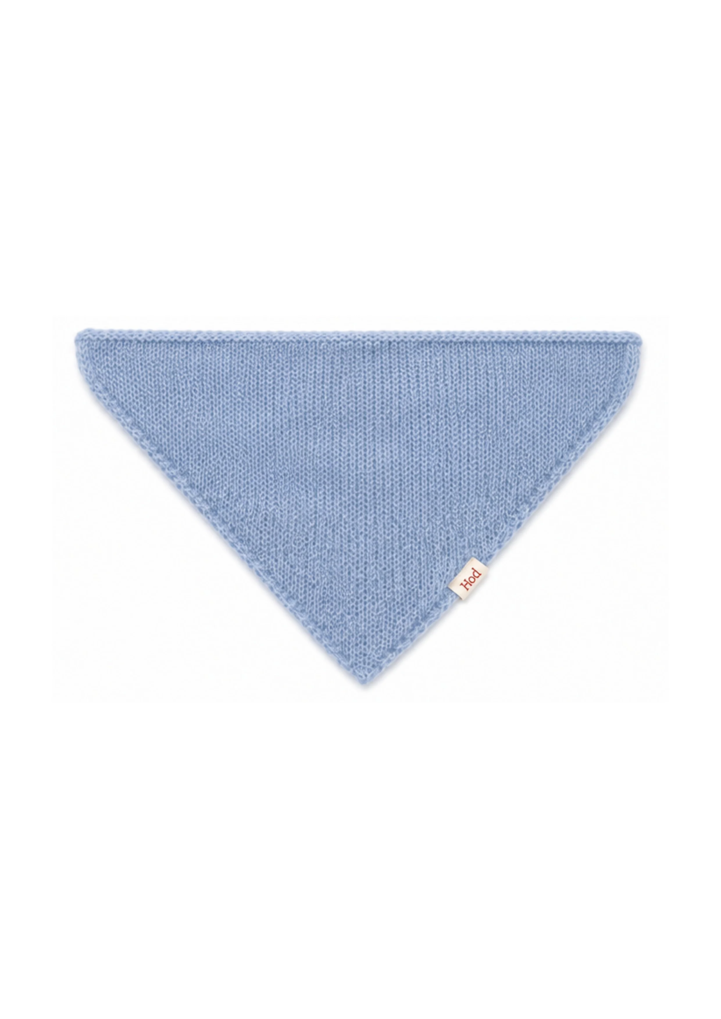 Bandana Patti Hod Paris, foulard triangulaire tricoté.couleur sky