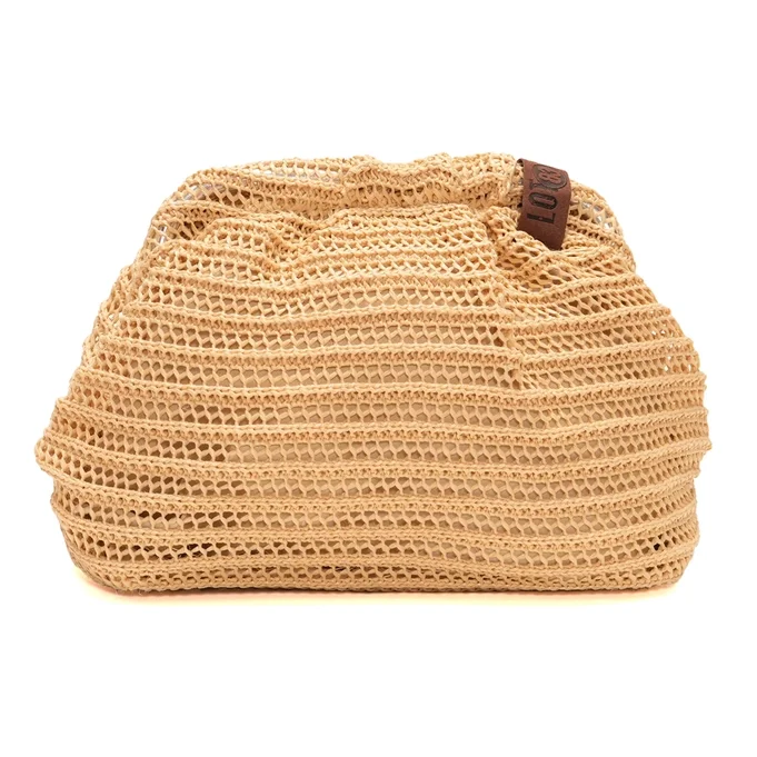 Pochette emma 11 en maille beige, lot 83