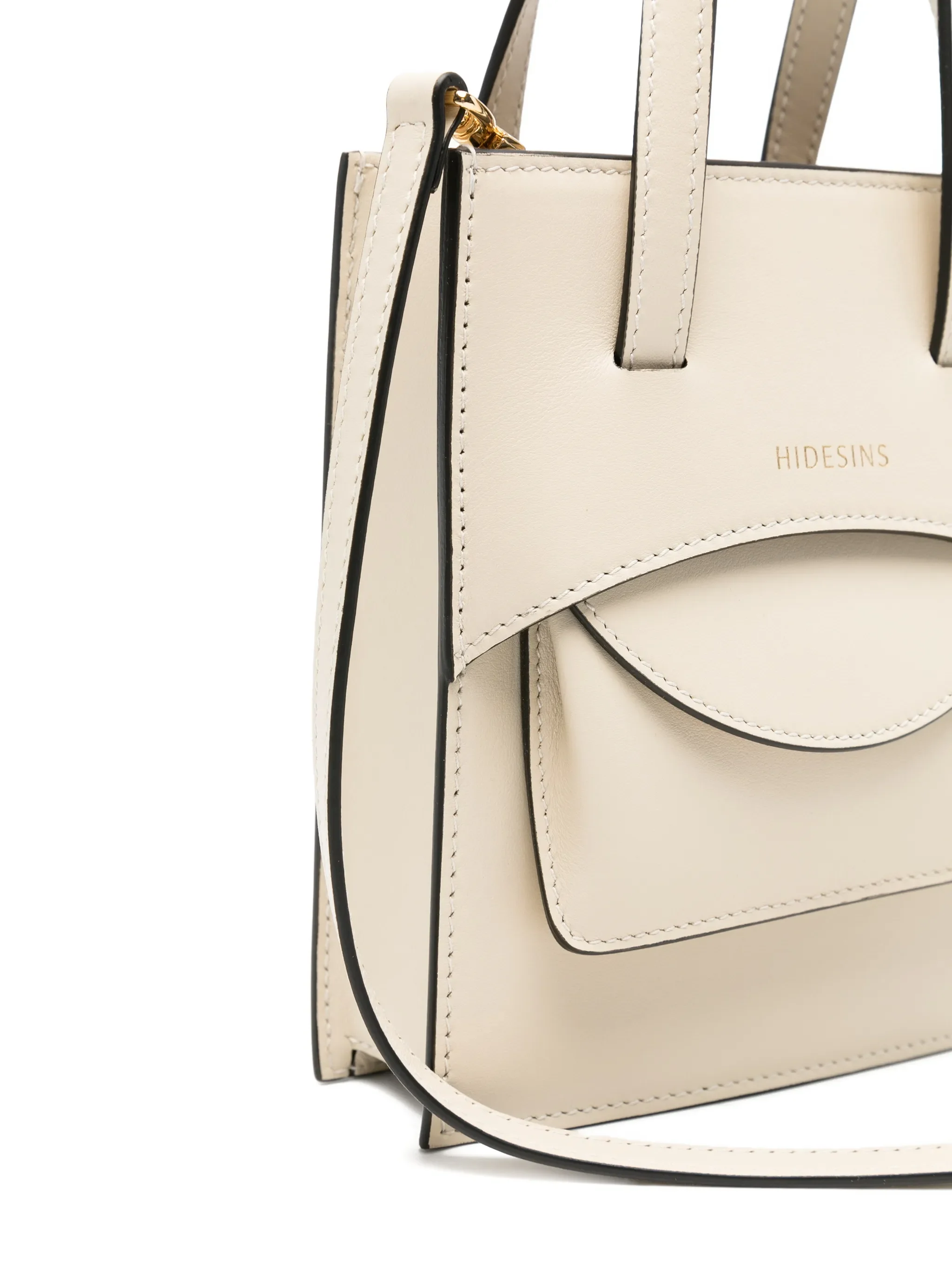 Détail Trio Flap Mini Hindesins  coloris Sauge, Rose Cipria