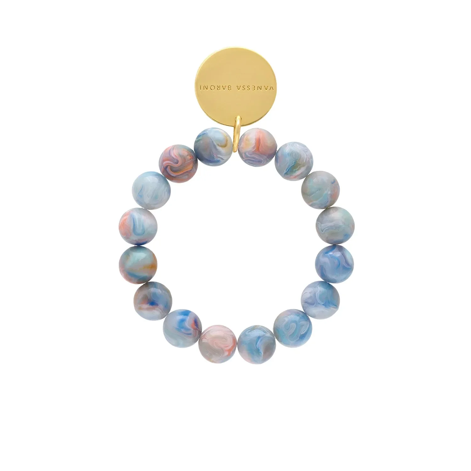 Bijou perlé acétate style minimaliste tendance