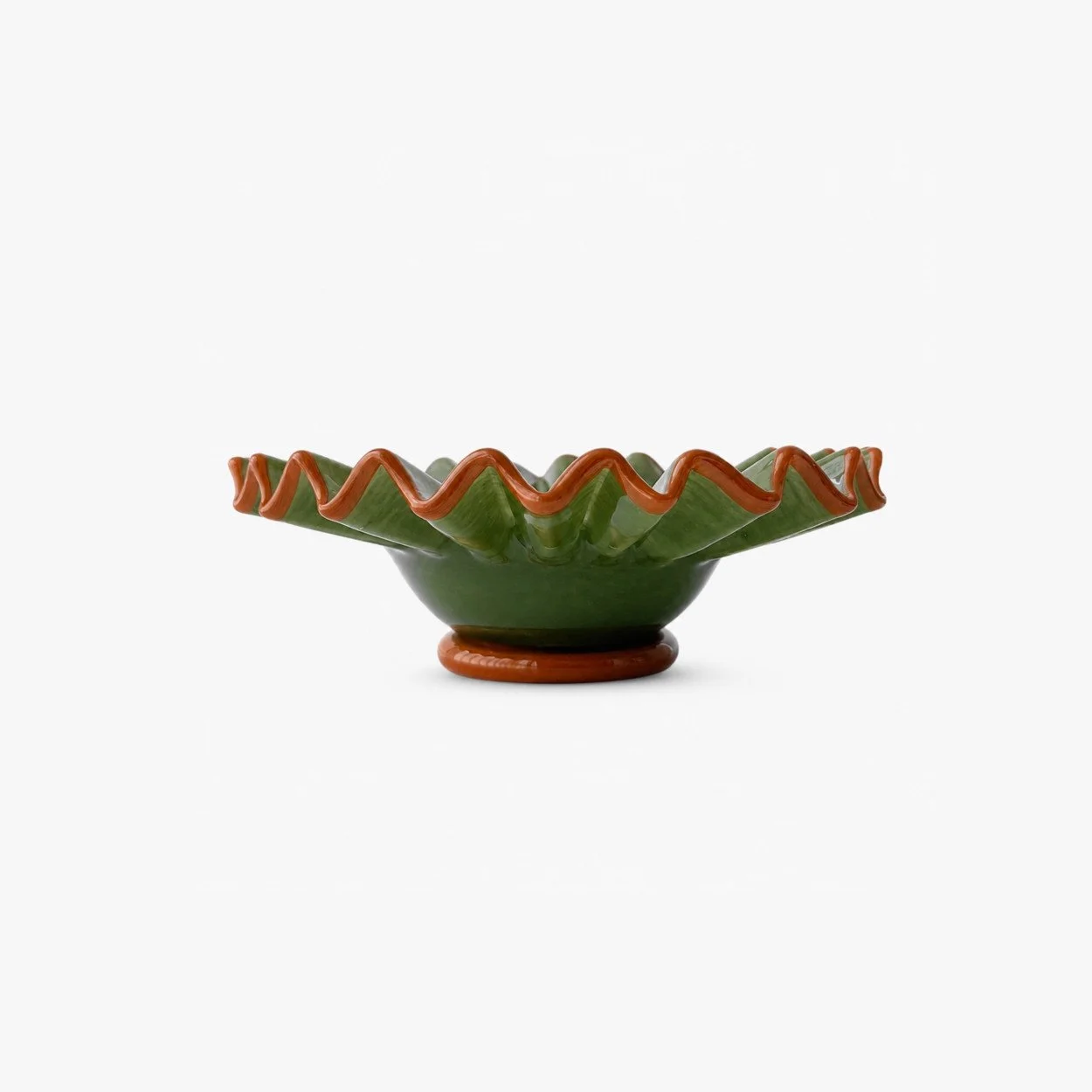 coupe décorative colerette olive Bazar de luxe