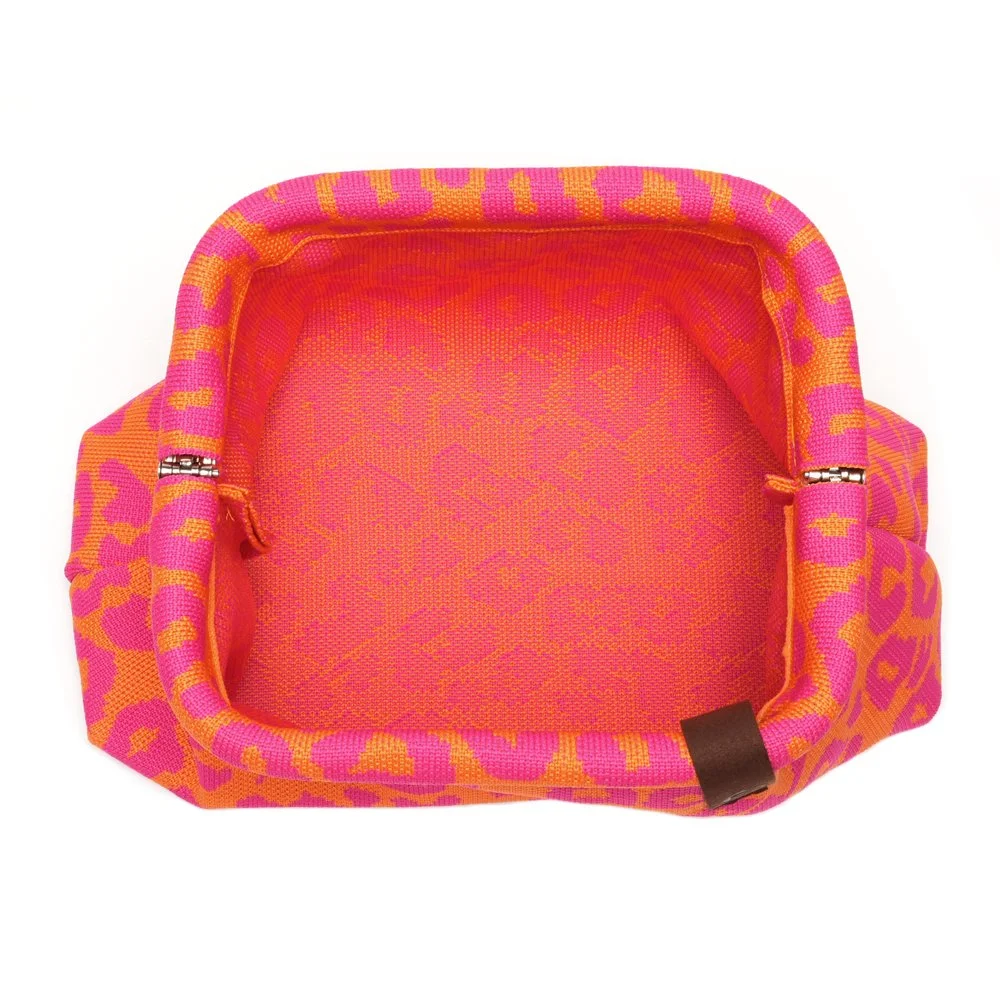 Sac Emma LOT83 pochette tendance en plusieurs couleurs ouvert orange & fushia