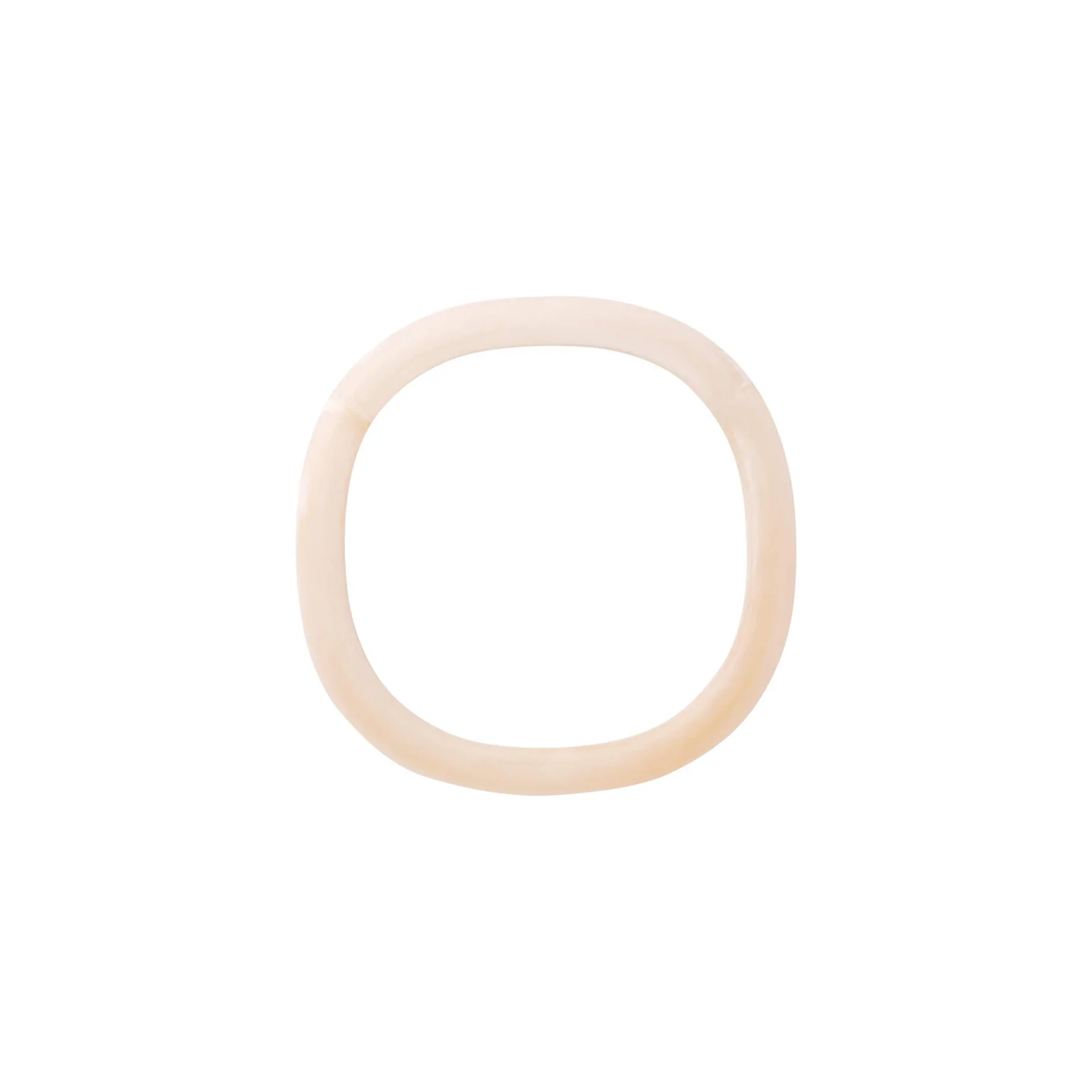 Jonc Vanessa Baroni marbré beige aux lignes douces