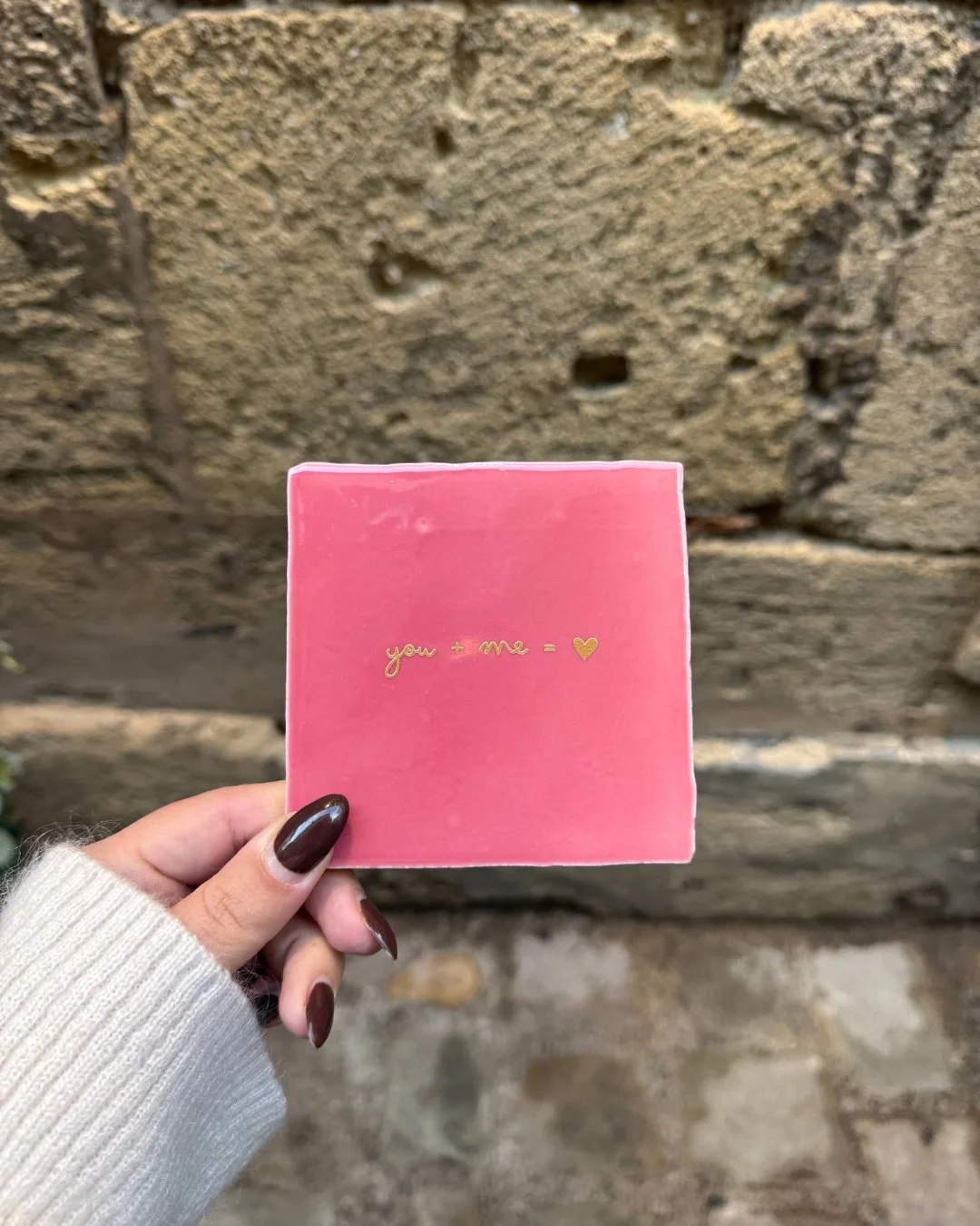 Carreau décoratif  You + Me = ♥ ,Studio Meuk