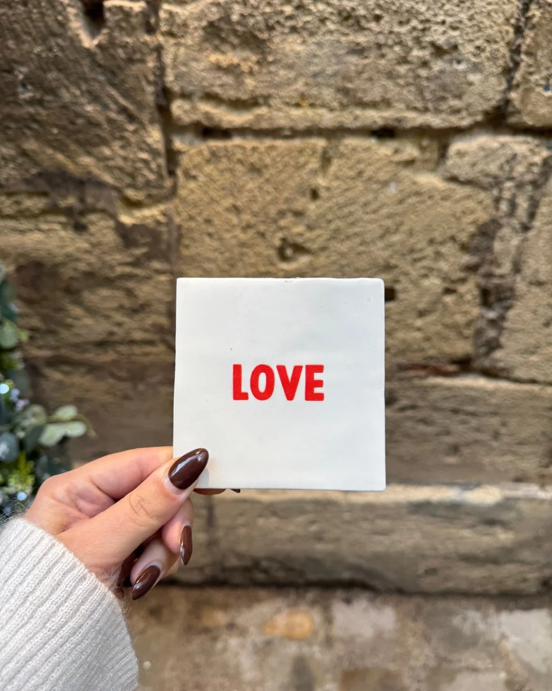 Carreau décoratif Love, Studio Meuk