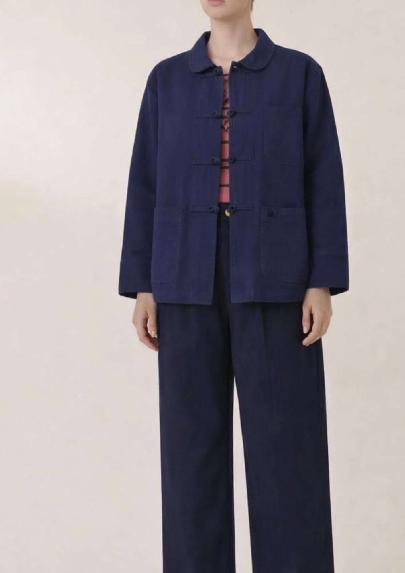 Veste Vama bleu, Léon & Harper