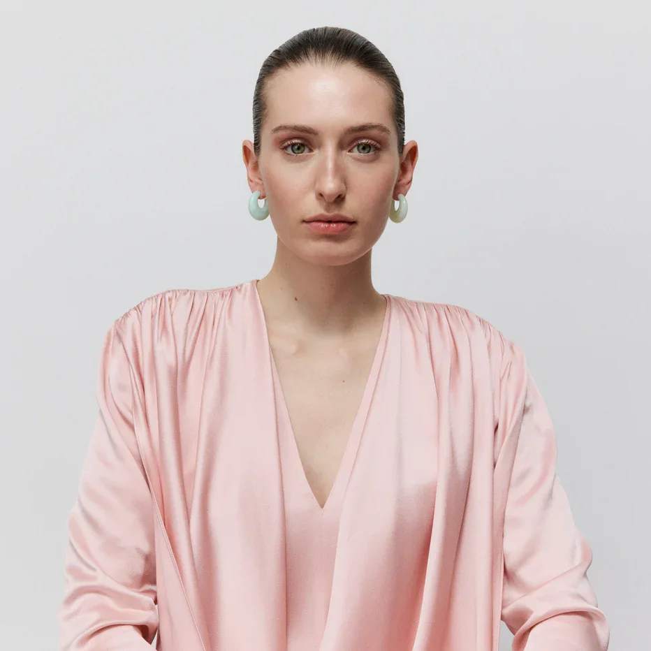 Bijou designer marbré blanc gris tendance