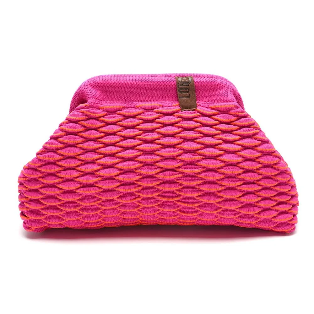 POchetet Lot83 en nid d'abeille fushia