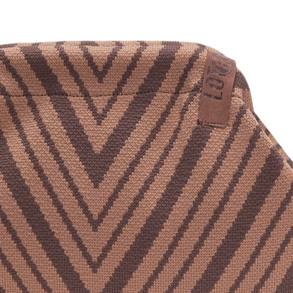 Pochette clush Emma 161 Chevron couleur automnal