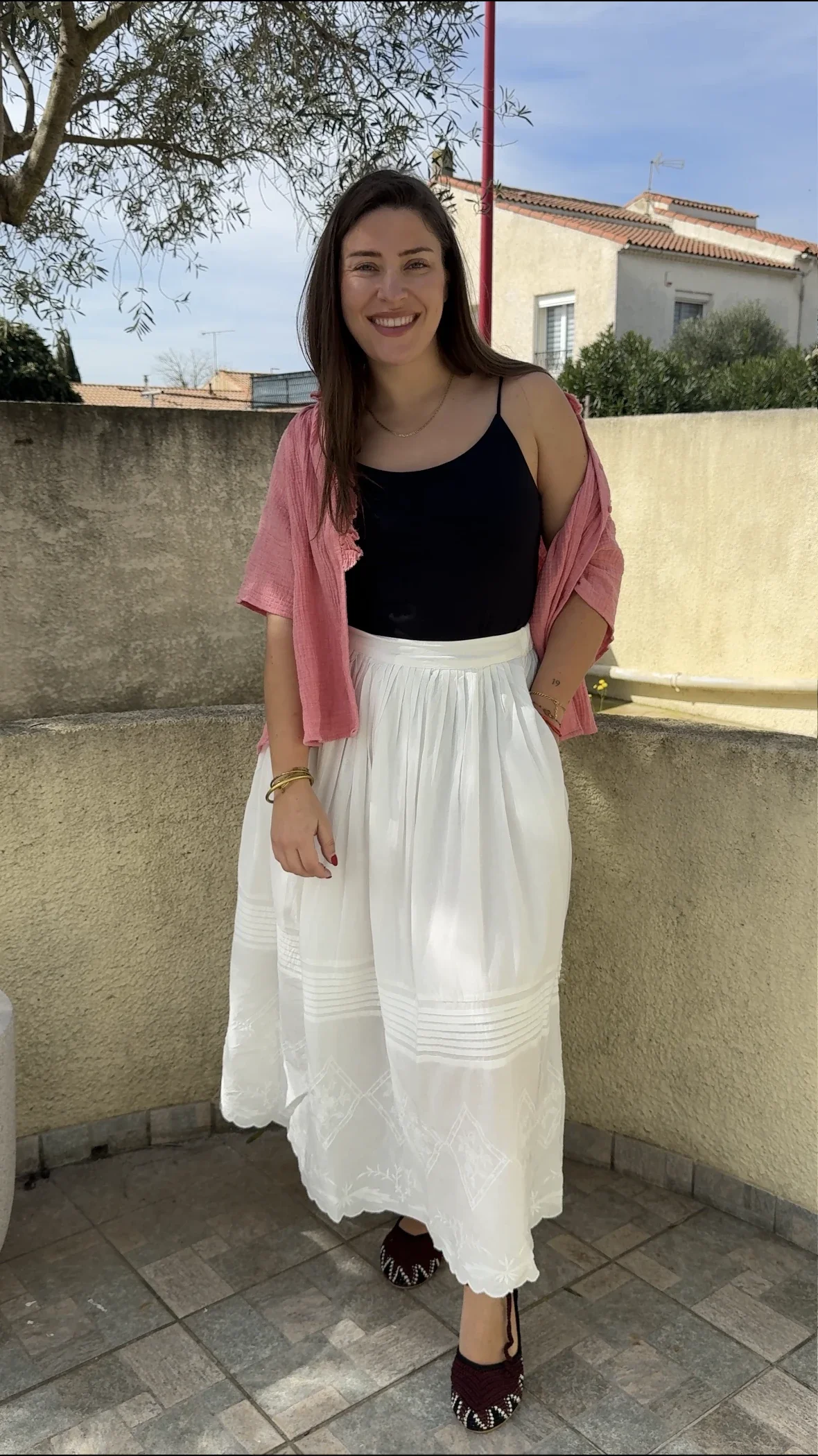 Jupe Karla blanche, Hod Paris