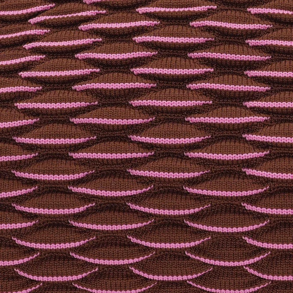 détails Pochette Emma 94 — Marron & Rose LOT83
