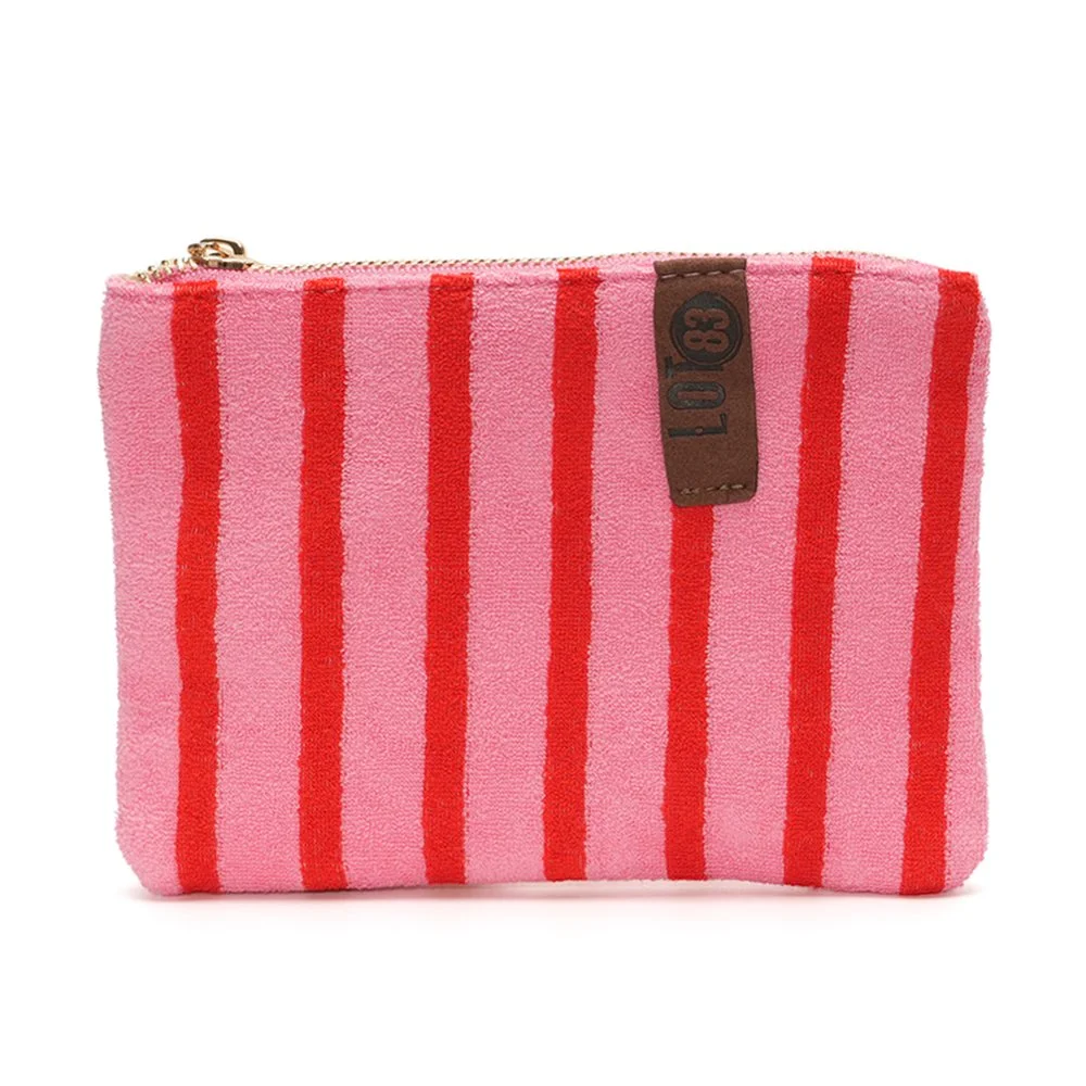 Pochette rayée Pia accessoire pratique du quotidien