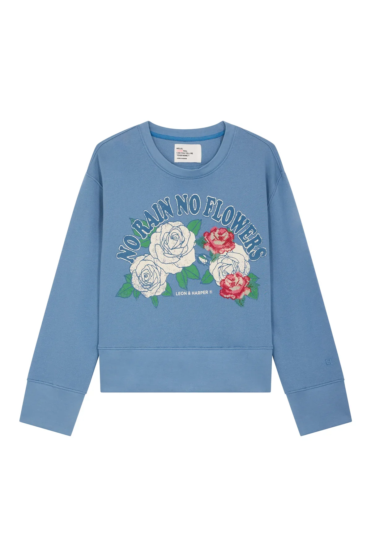Sweat casual chic femme coton organique Leon & Harper.