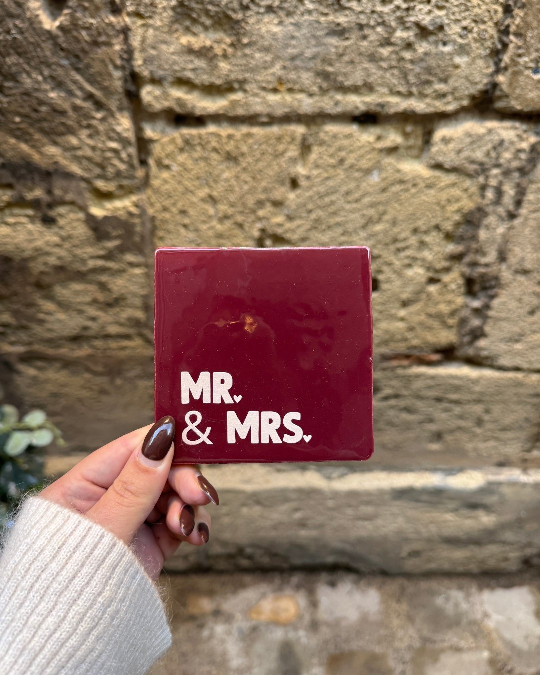 Carreau décoratif à poser Mr & Mrs, Studio Meuk