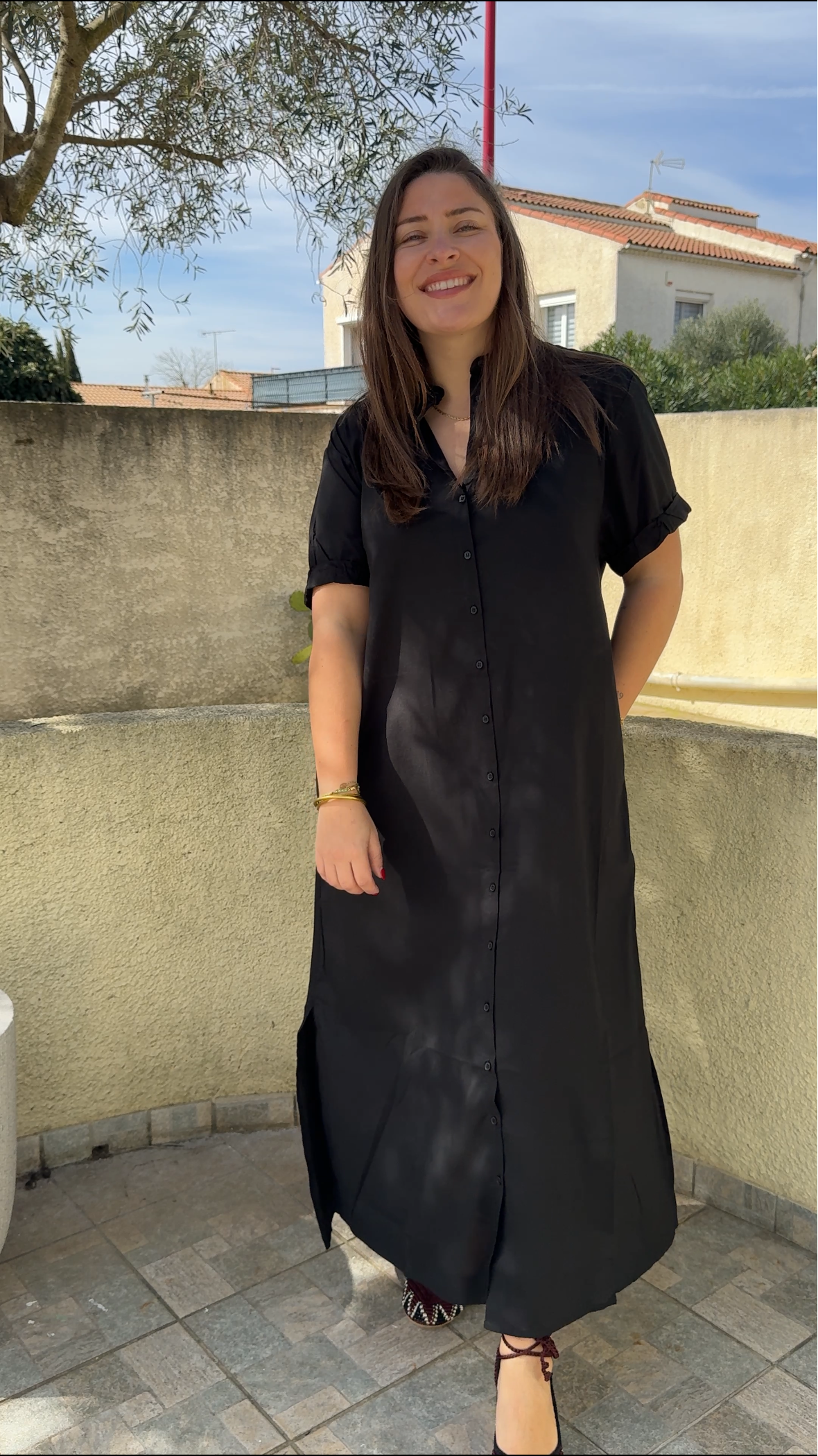 Robe femme Tampa noire Hod Paris idéale pour une silhouette chic et estivale.