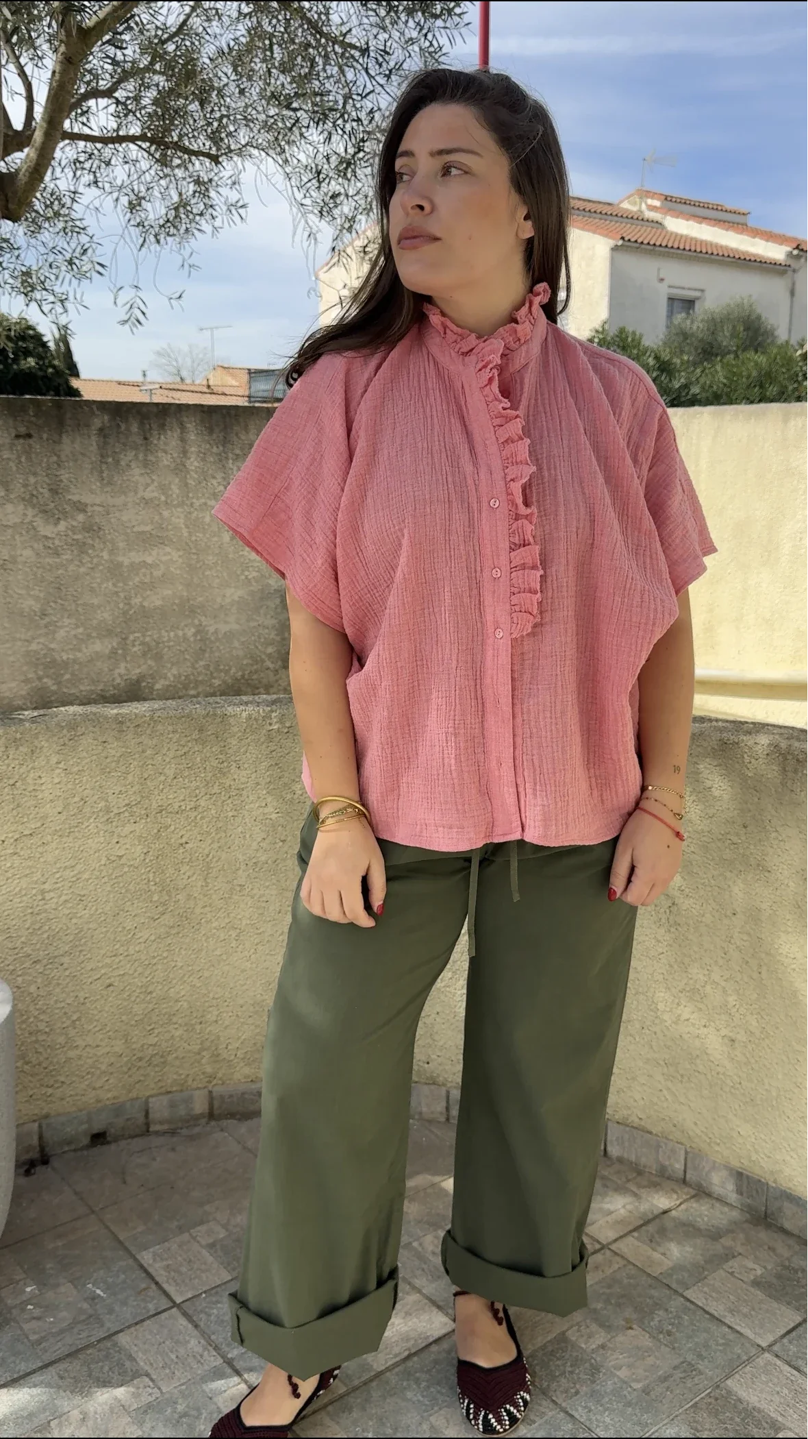 Chemise Natacha Blush, Hod Paris