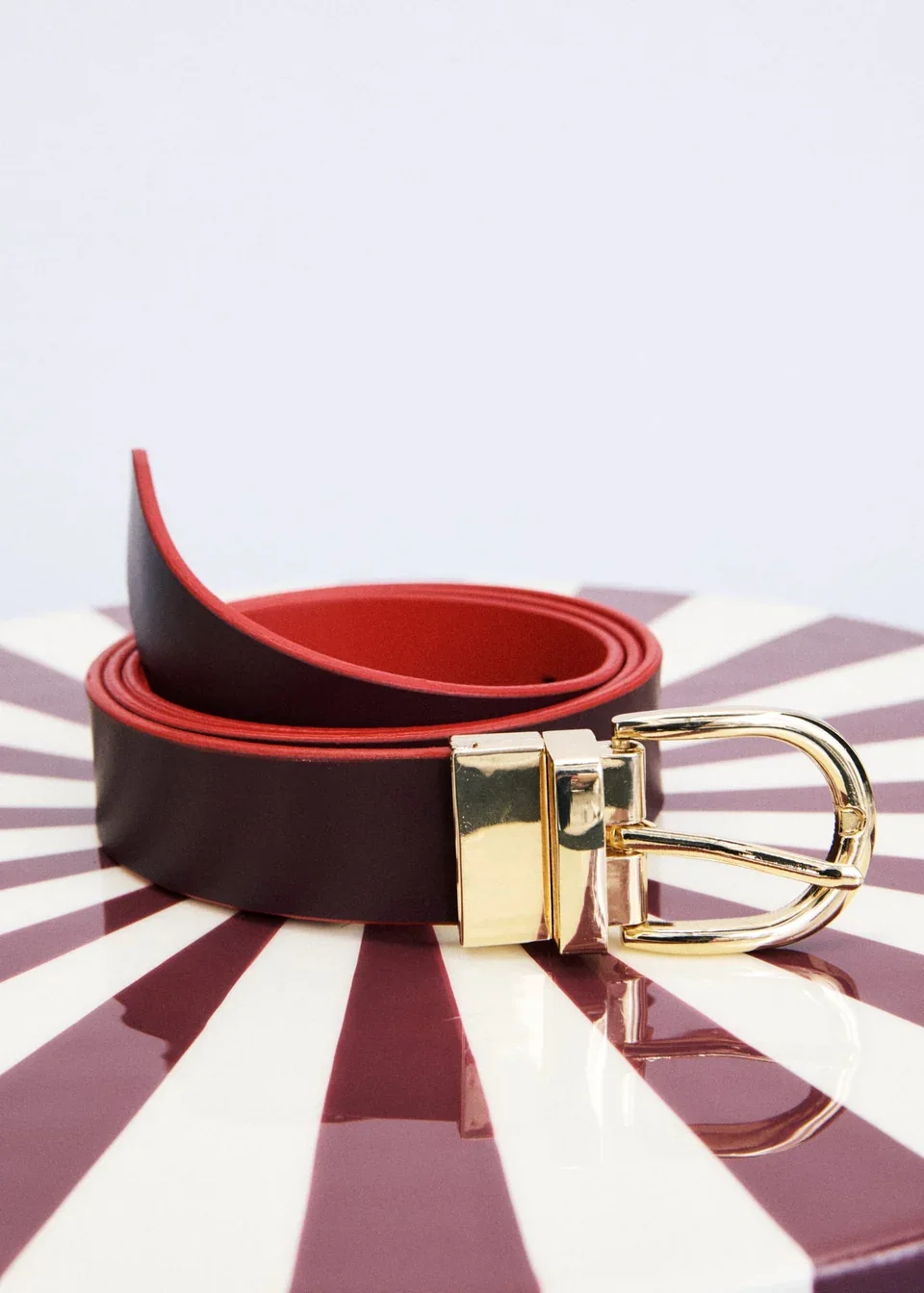 Ceinture Réversible Magnet en Cuir, Frnch Paris