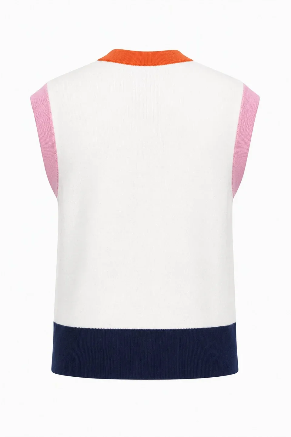 Top Mickle FRNCH Paris en maille fine viscose et laine coupe courte