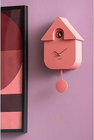 Horloge à pendule Modern Cuckoo Rose, Karlsson