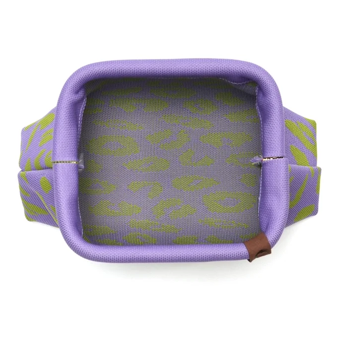 Pochette emma11 Vert et violet à motif leopard de la marue Lot83