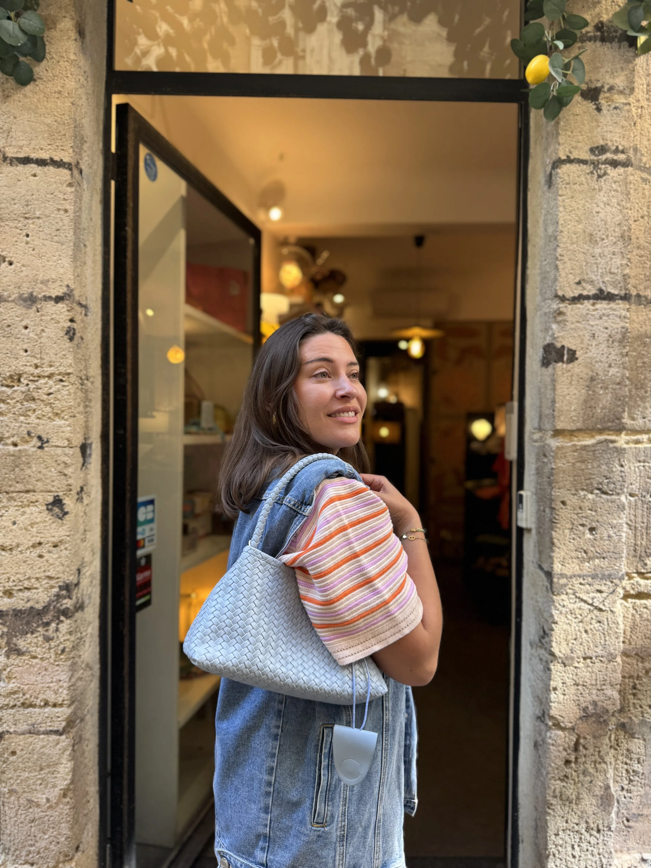 Sac à main Bleu, Sook stenable