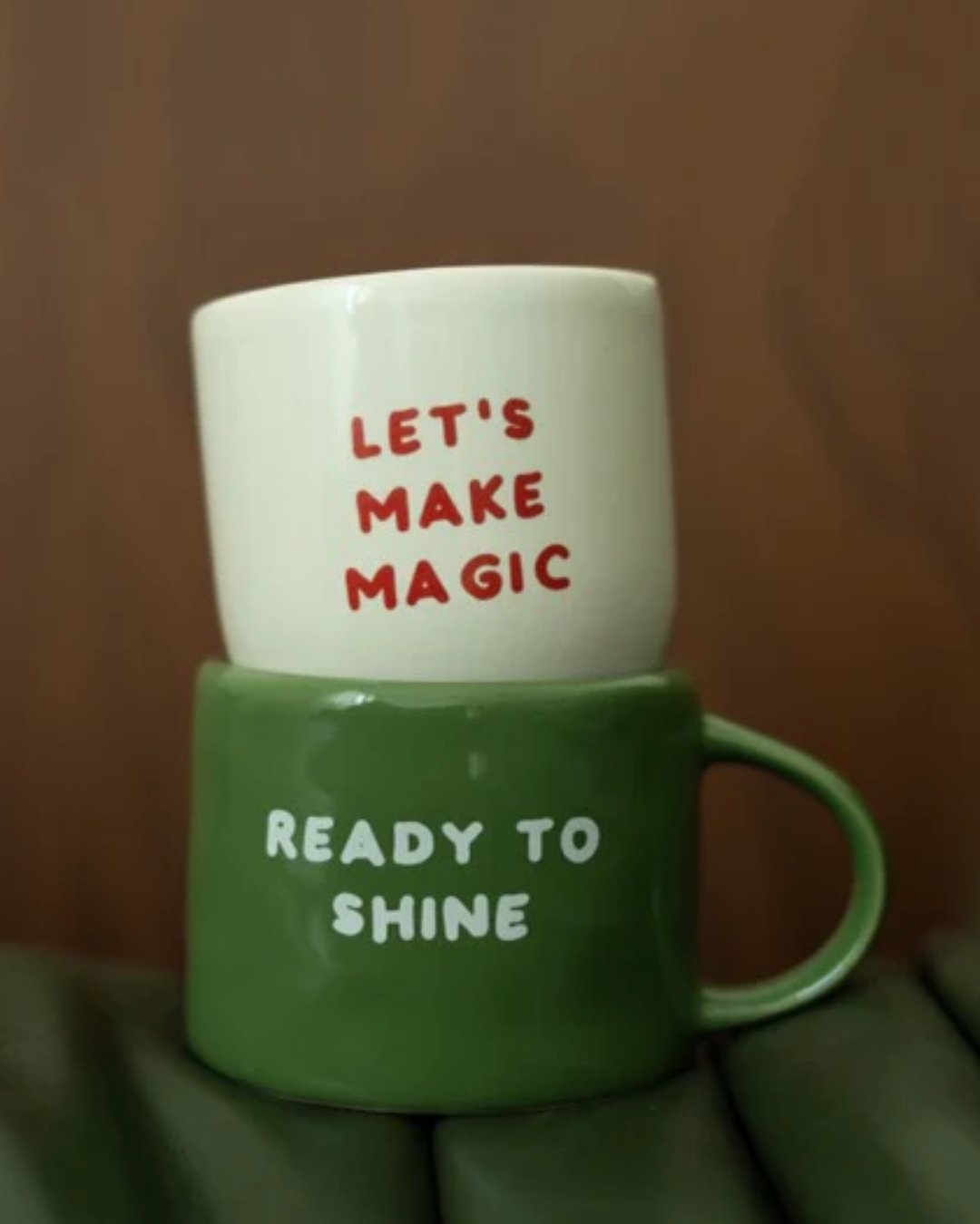 La tasse fait main Ready to shine, faite à la main par la marque Sisi house of style