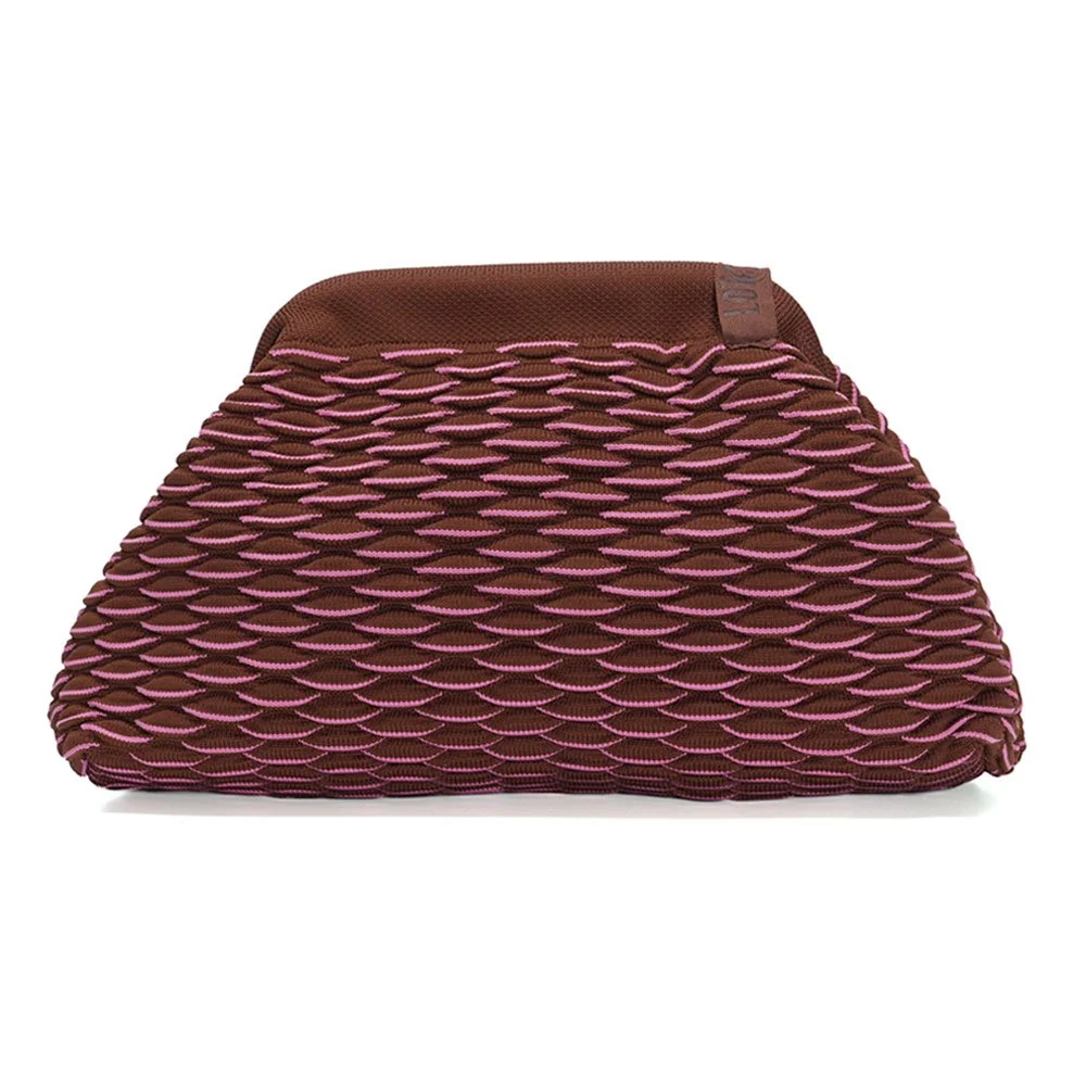 Pochette Emma 94 Marron & Rose LOT83