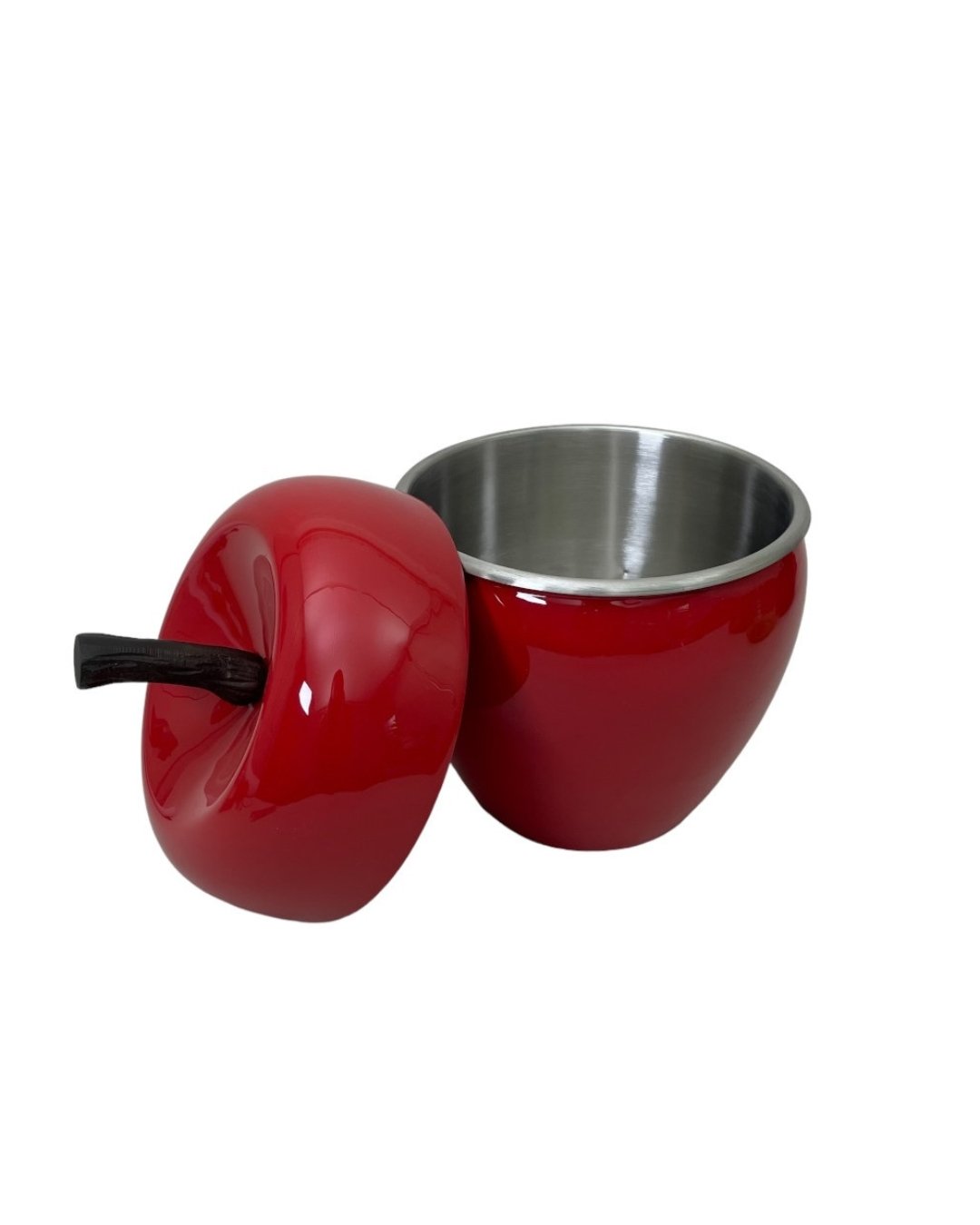 Pomme à glaçon Rouge avec son couvercle