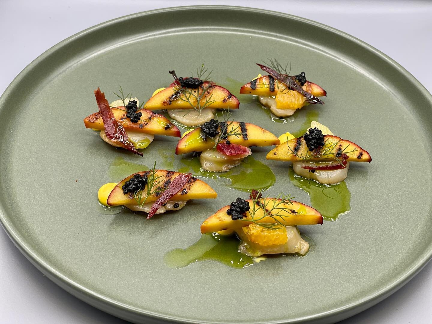 #scallops #peach #caviar #grapfruit #prosciutto #chef #cheflife #foodphotography #food