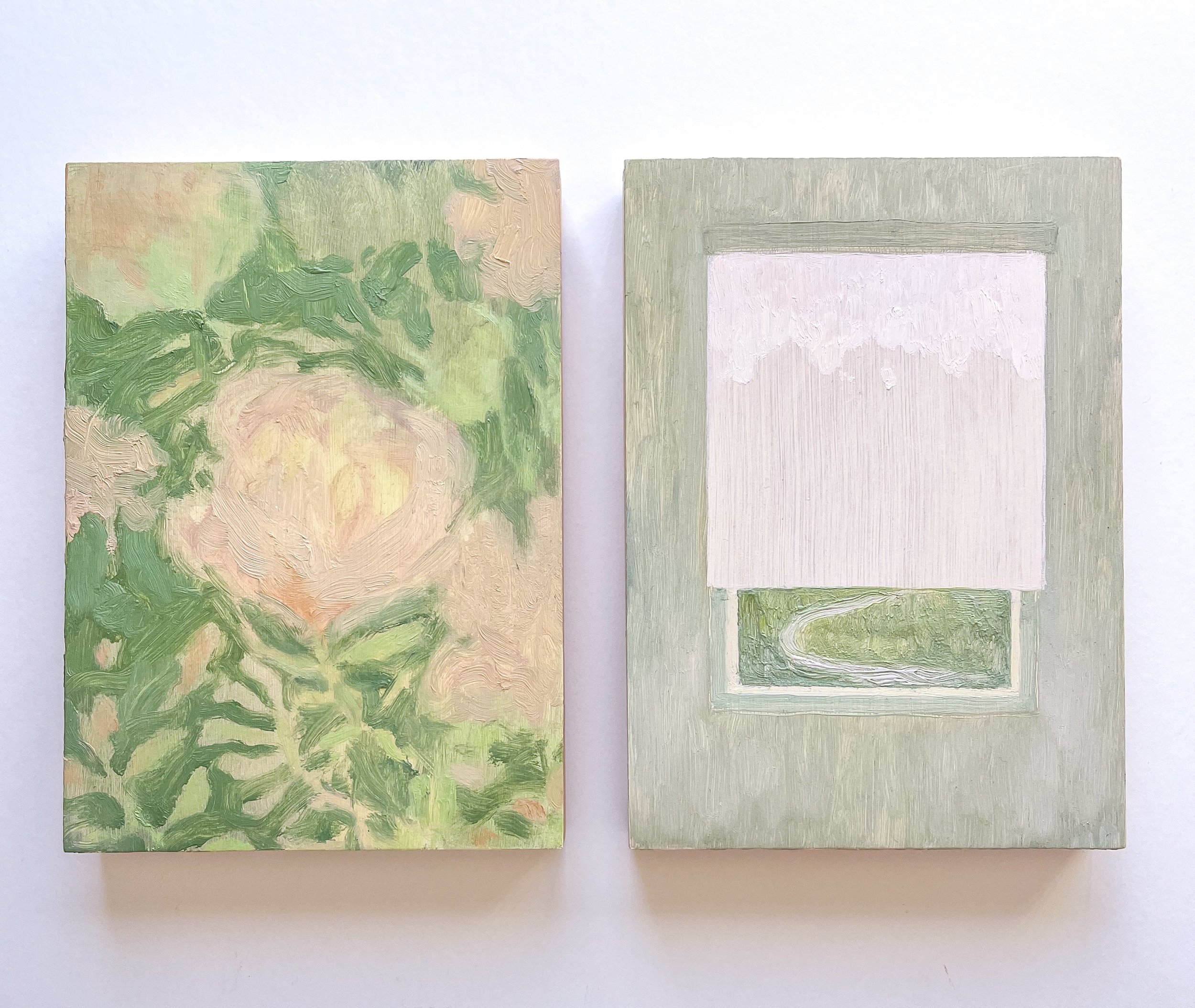 Close up and Far away diptych