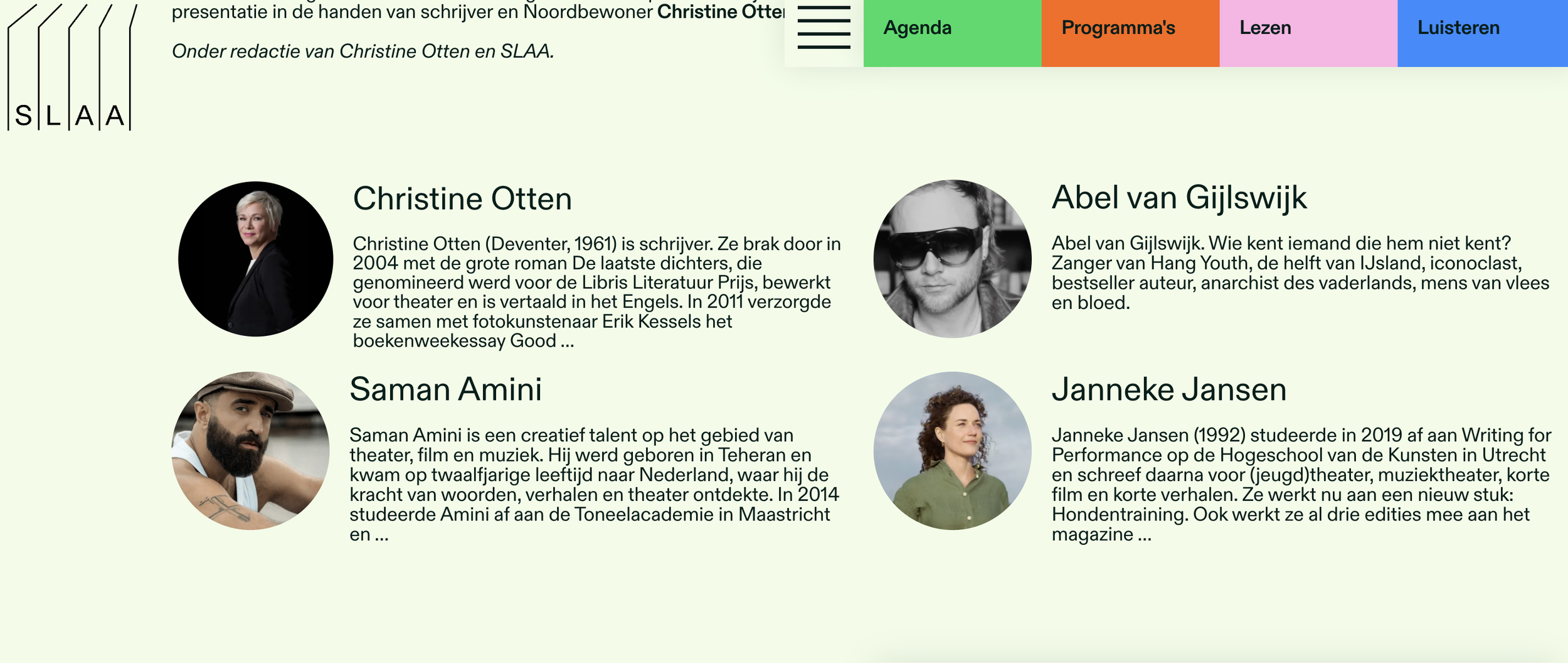 Noorderwoord monoloog voor SLAA