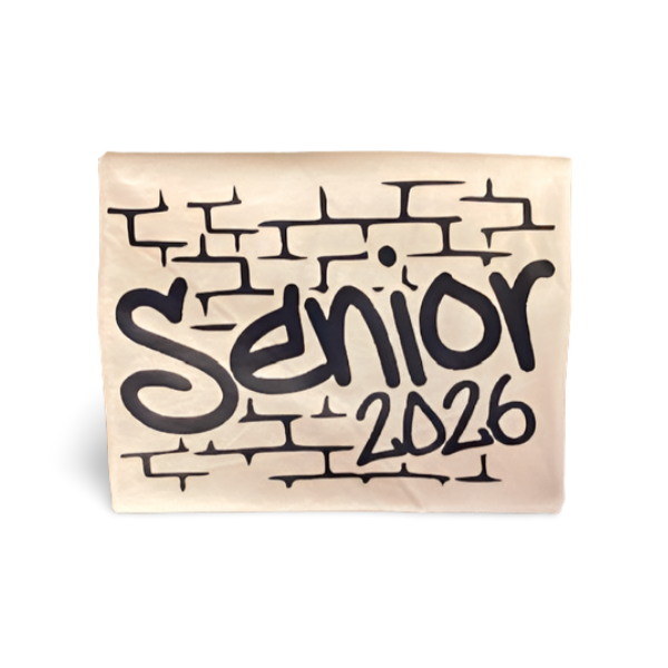 Senior 2026 Brick Wall T-Shirt – Bold Graduation Shirt to Celebrate Your Final Year